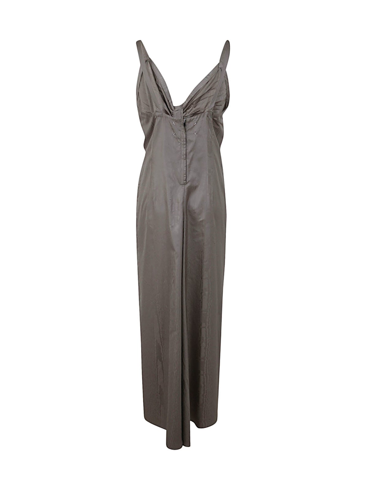 Shop Maison Margiela Sleeveless Maxi Dress In Grey