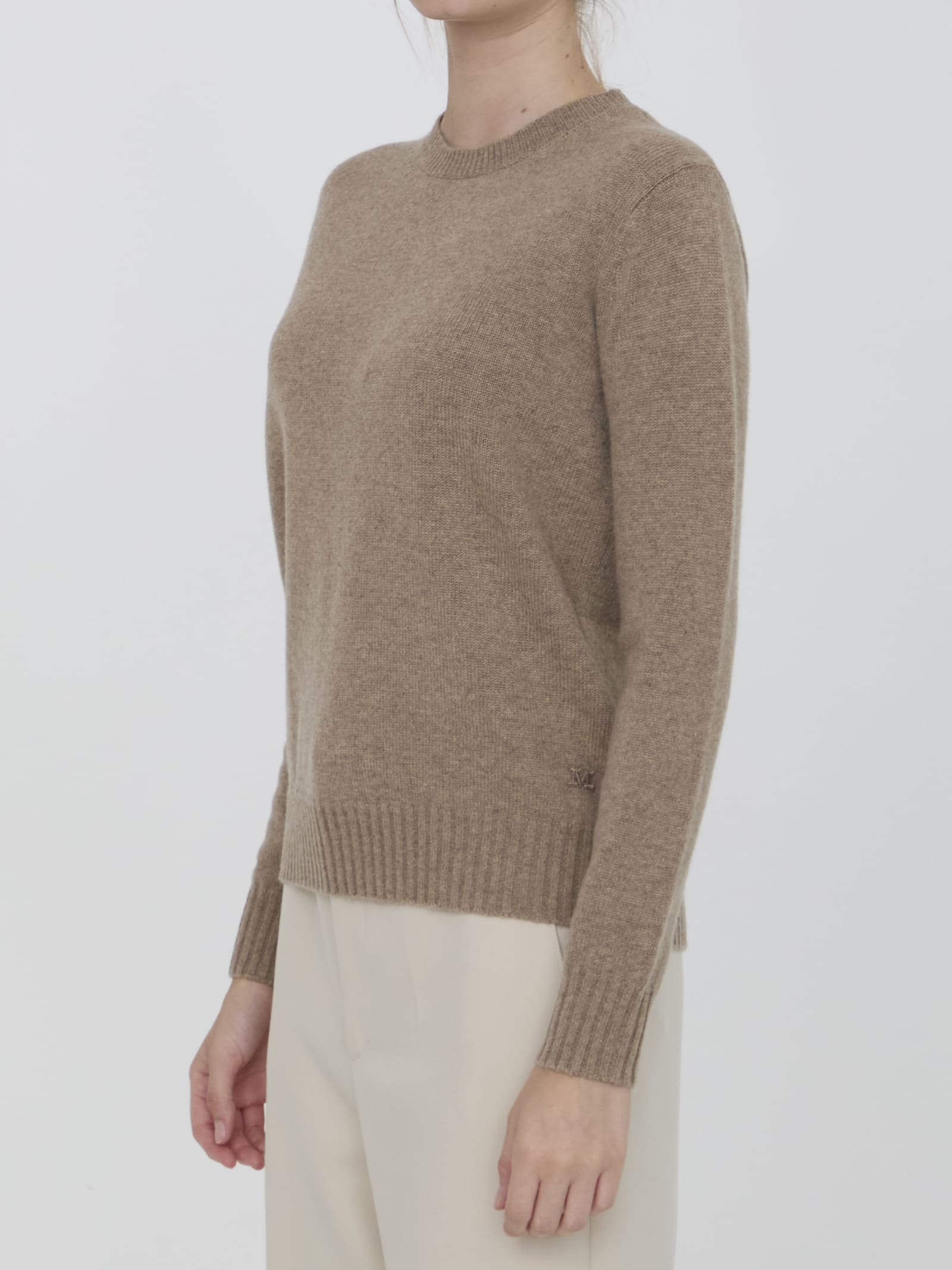 Shop Max Mara Viglio Jumper In Beige