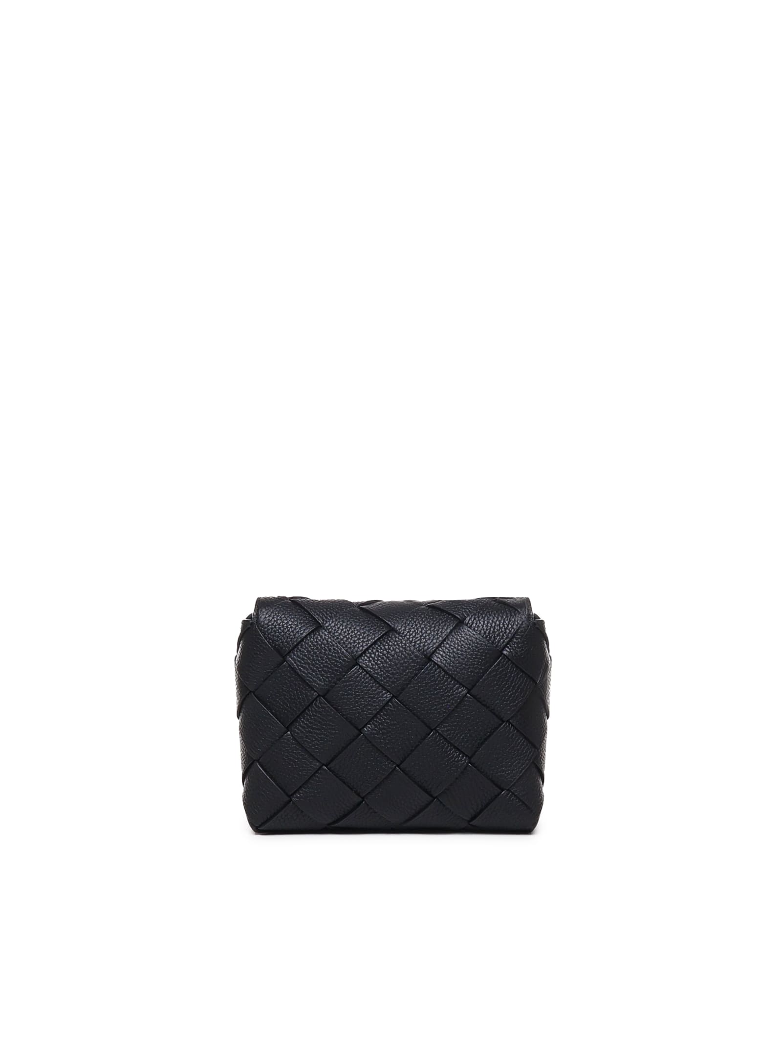 Shop Bottega Veneta Diago Bag In Calfskin In Black