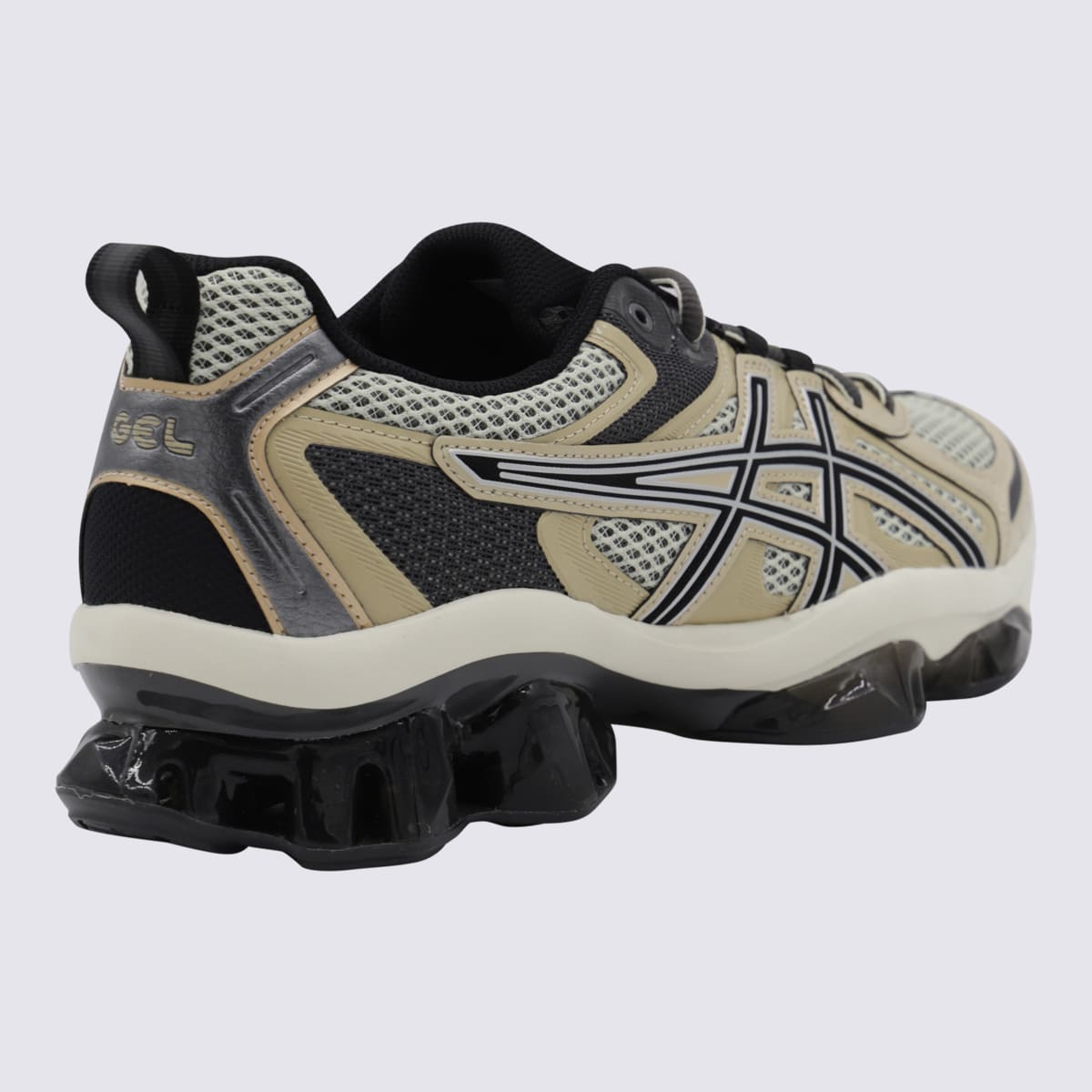 Black And Sand Gel Quantum Kinetic Sneakers