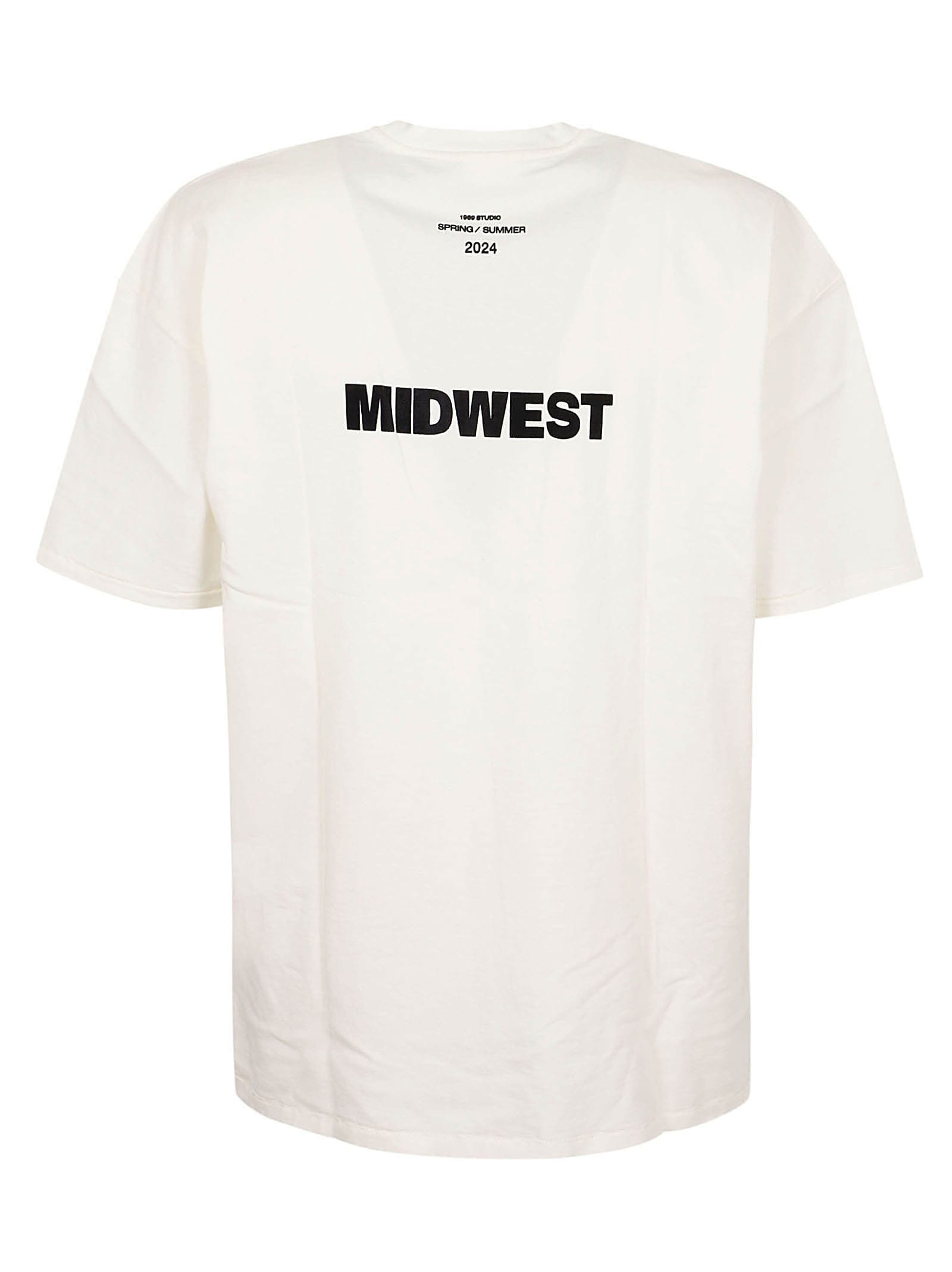 Shop 1989 Studio Midwest T-shirt In Vintage White