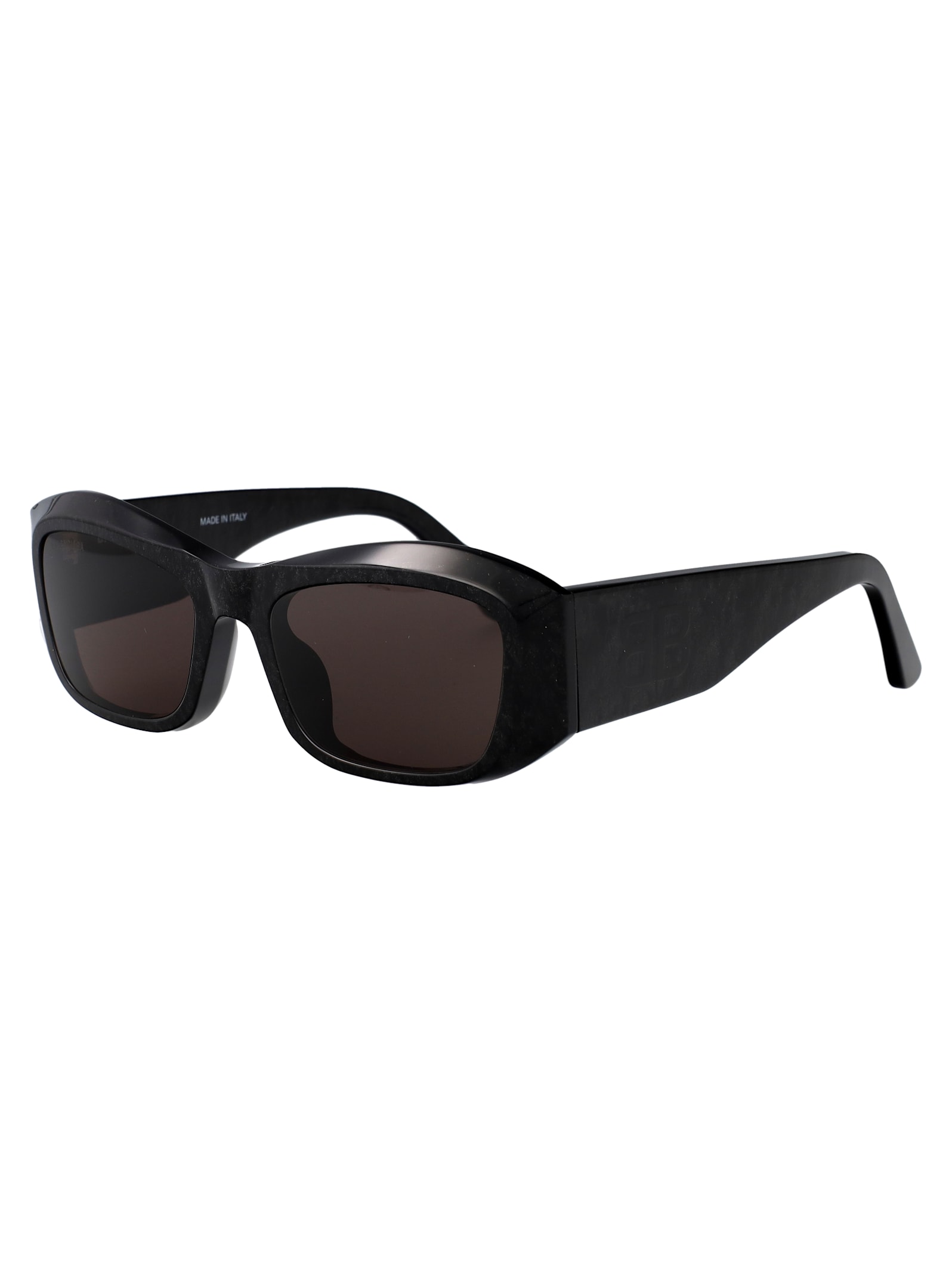 Balenciaga Bb0397sa Sunglasses In Black-black-grey