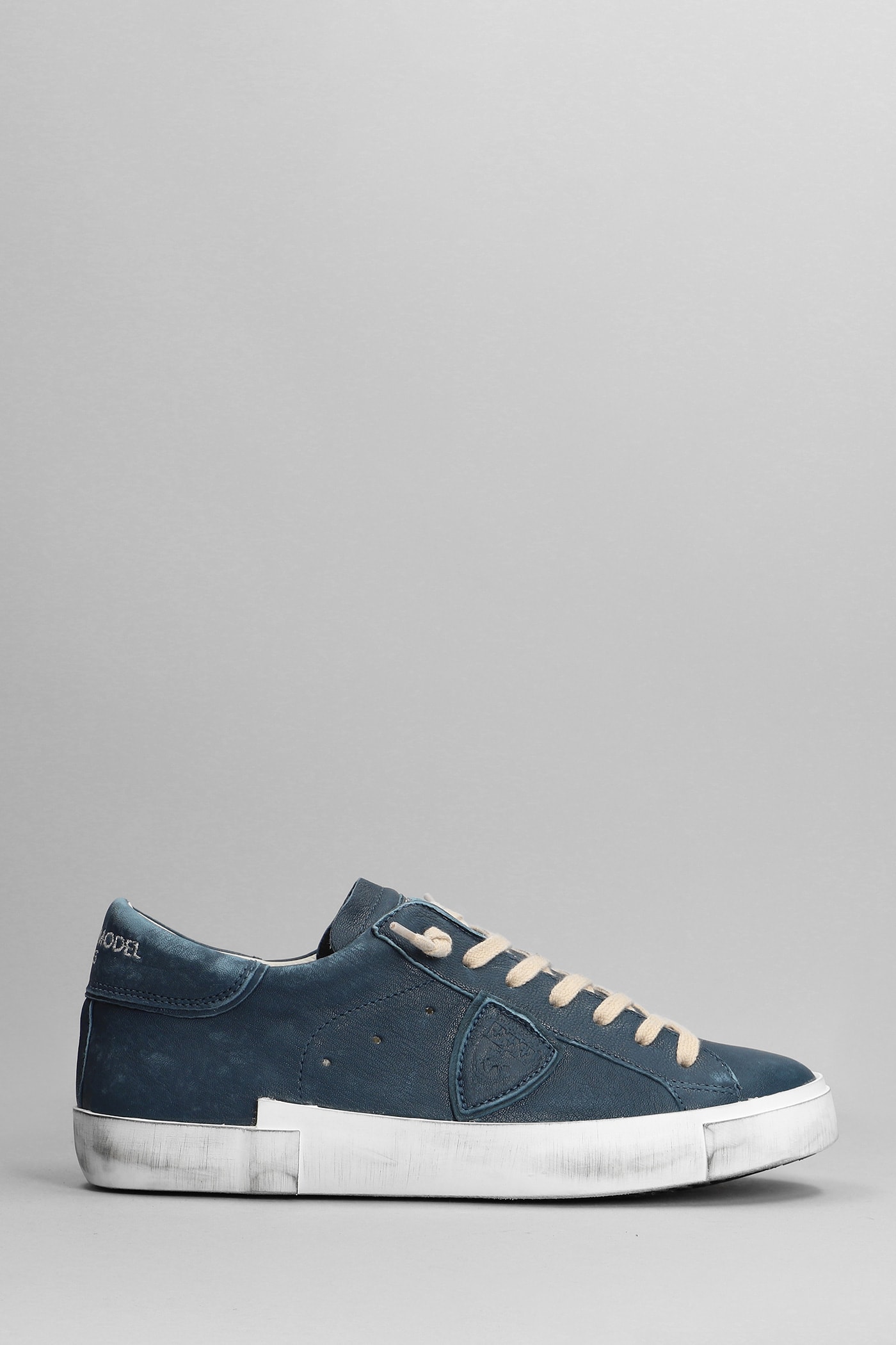 Philippe Model Prsx Sneakers In Blue Leather