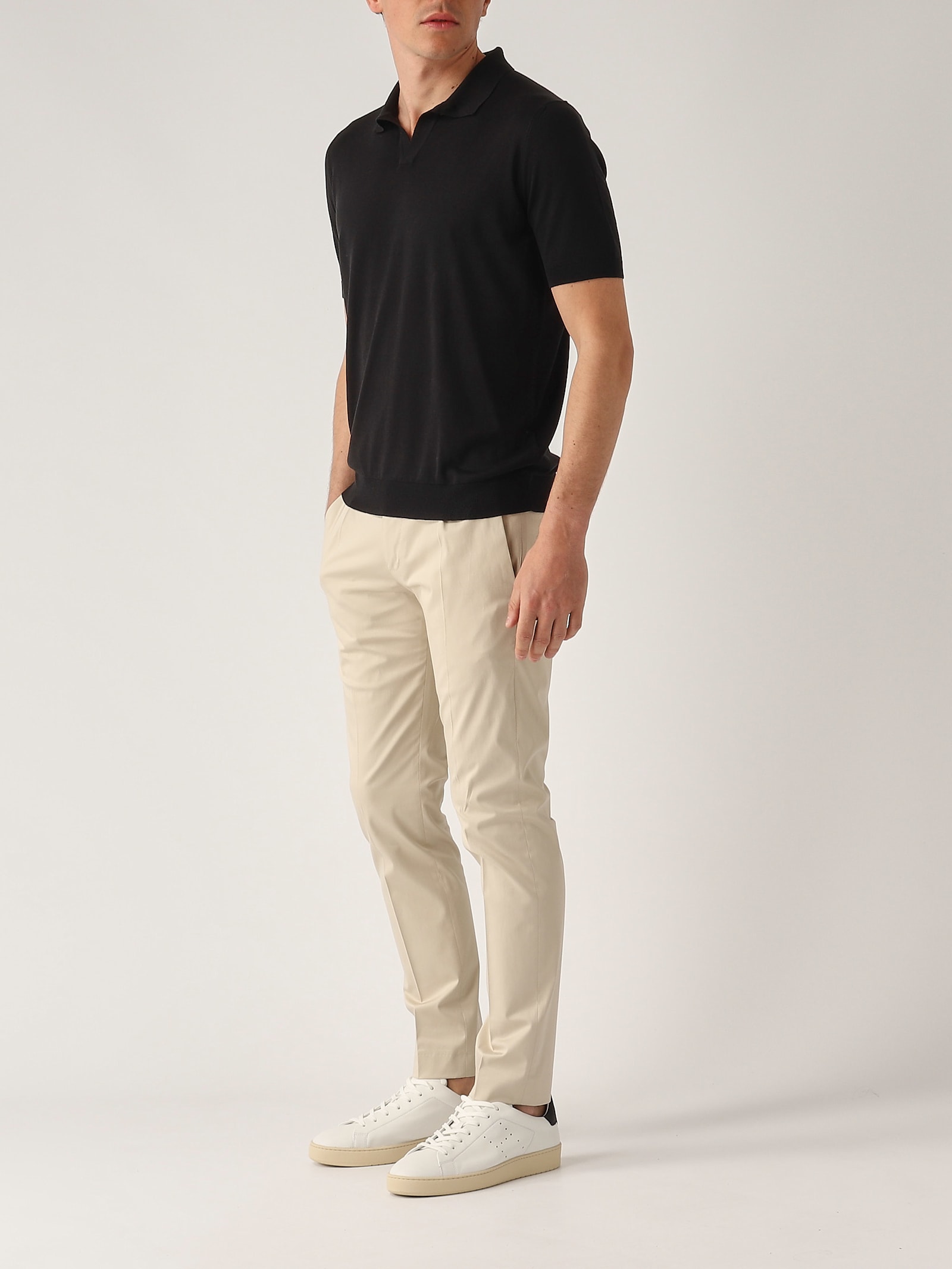 Pt Torino Dieci Slim Pants In Beige