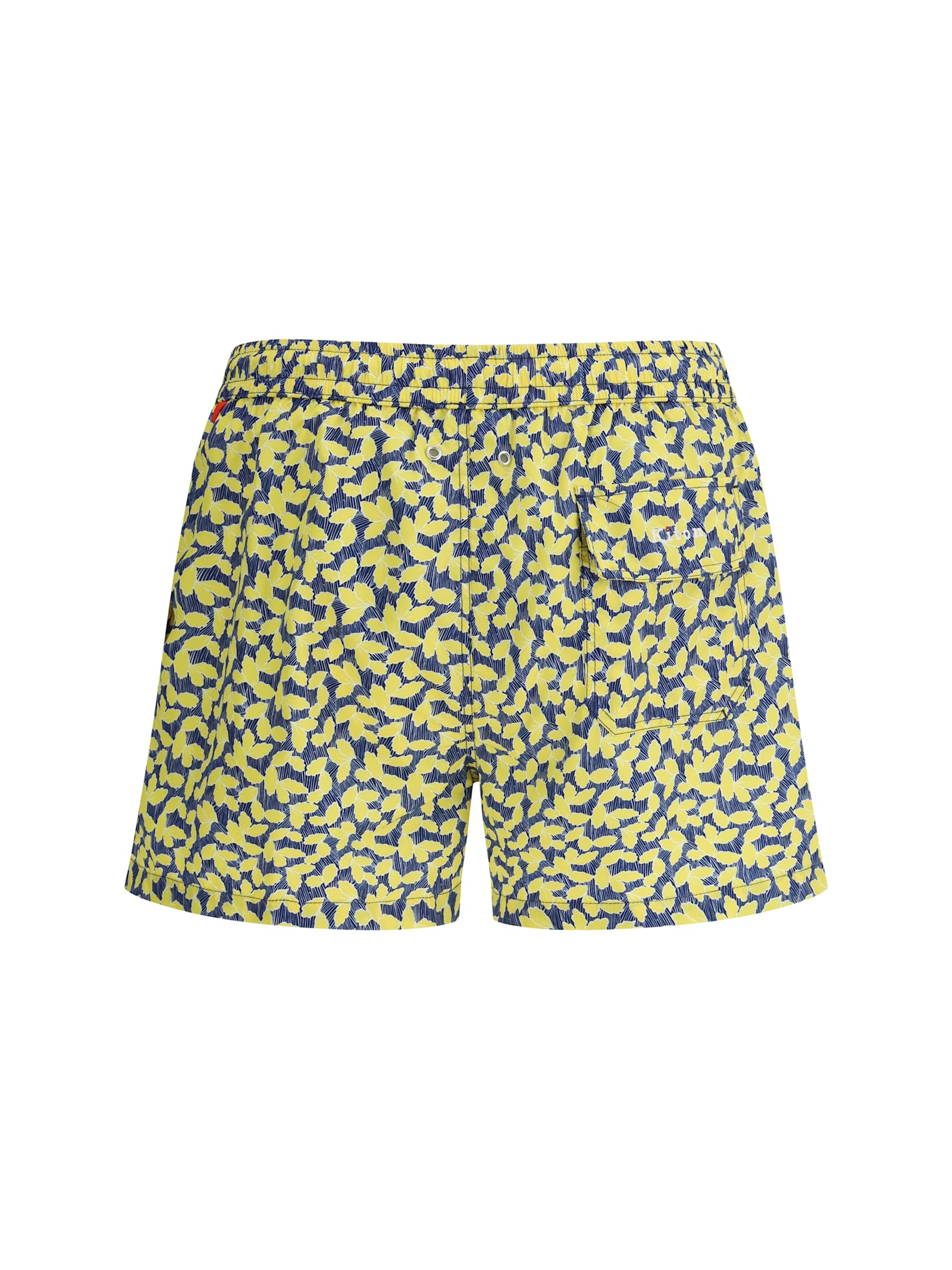 Shop Kiton Logoed Swimshorts