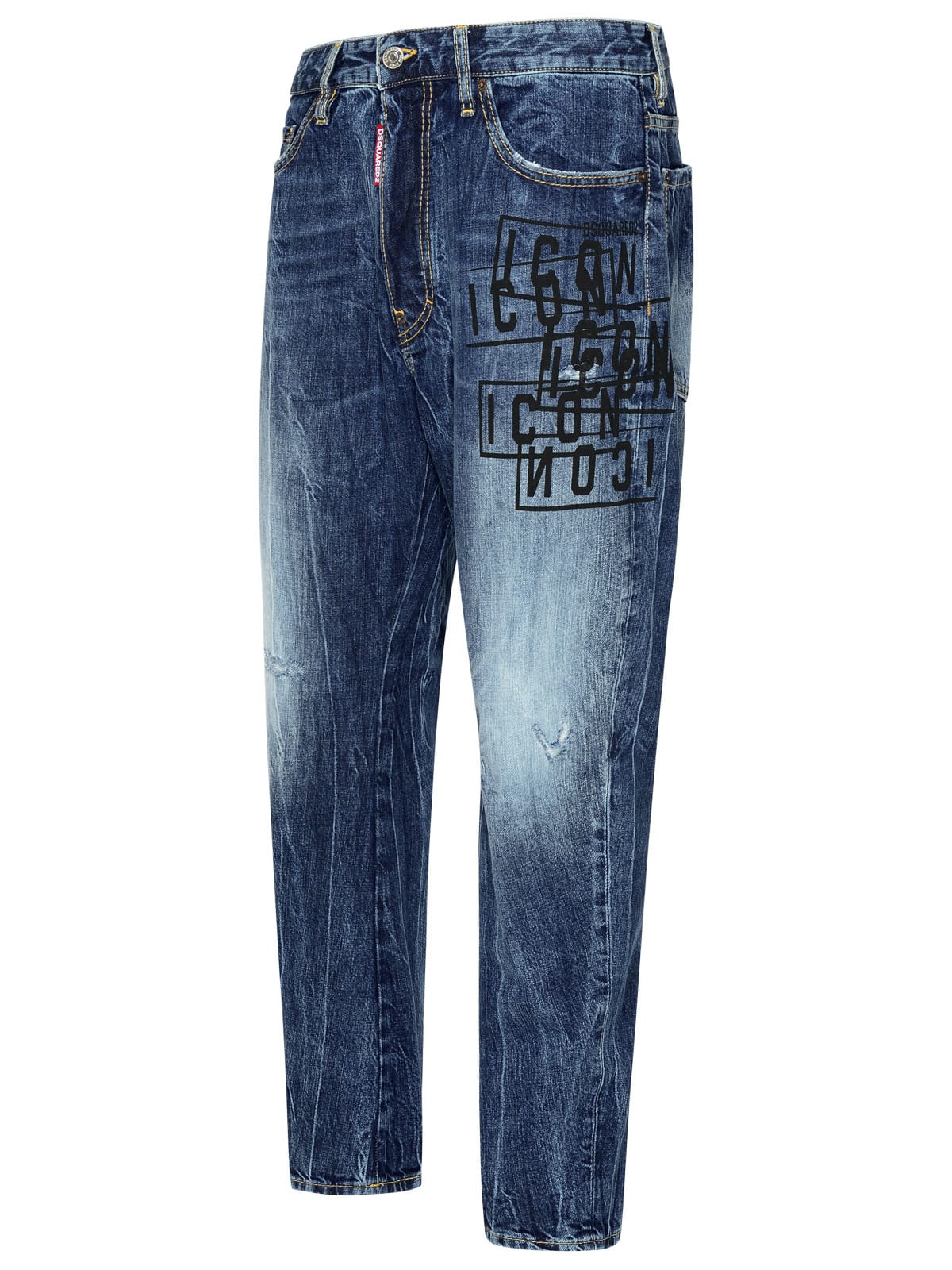 Shop Dsquared2 Blue Cotton Jeans