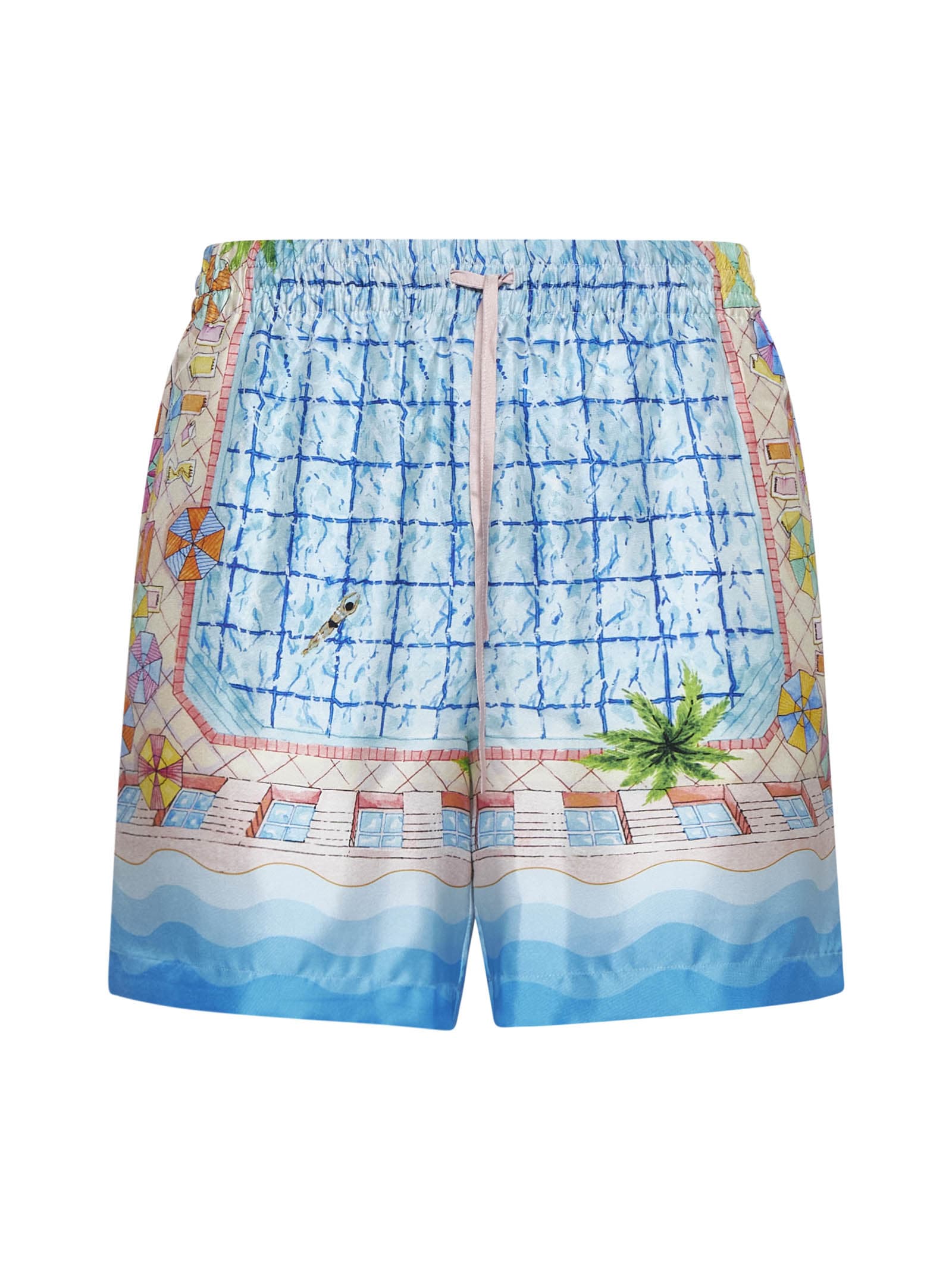 Shop Casablanca Shorts In Multicolor