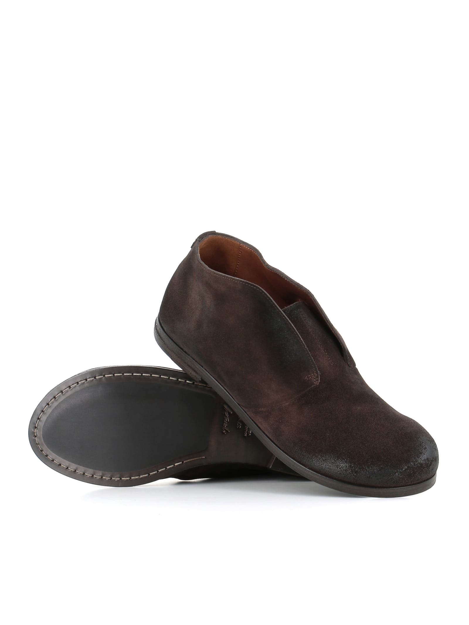 Shop Marsèll Desert-boots Listello In Brown