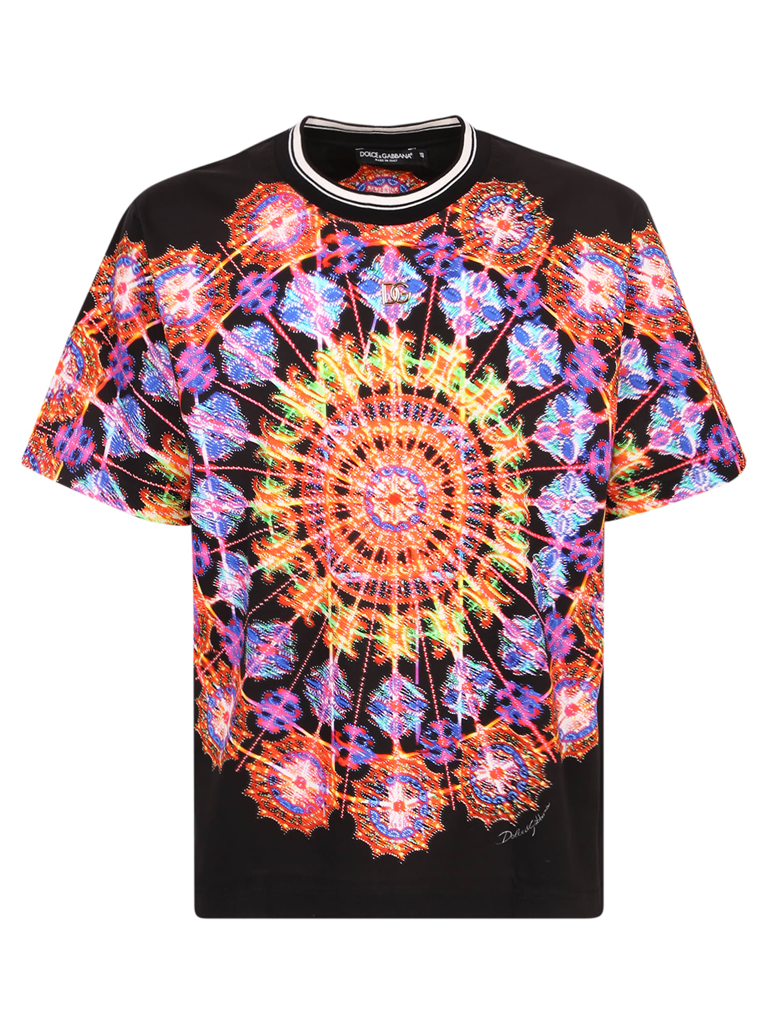 Dolce & Gabbana Kaleidoscope Print T-shirt