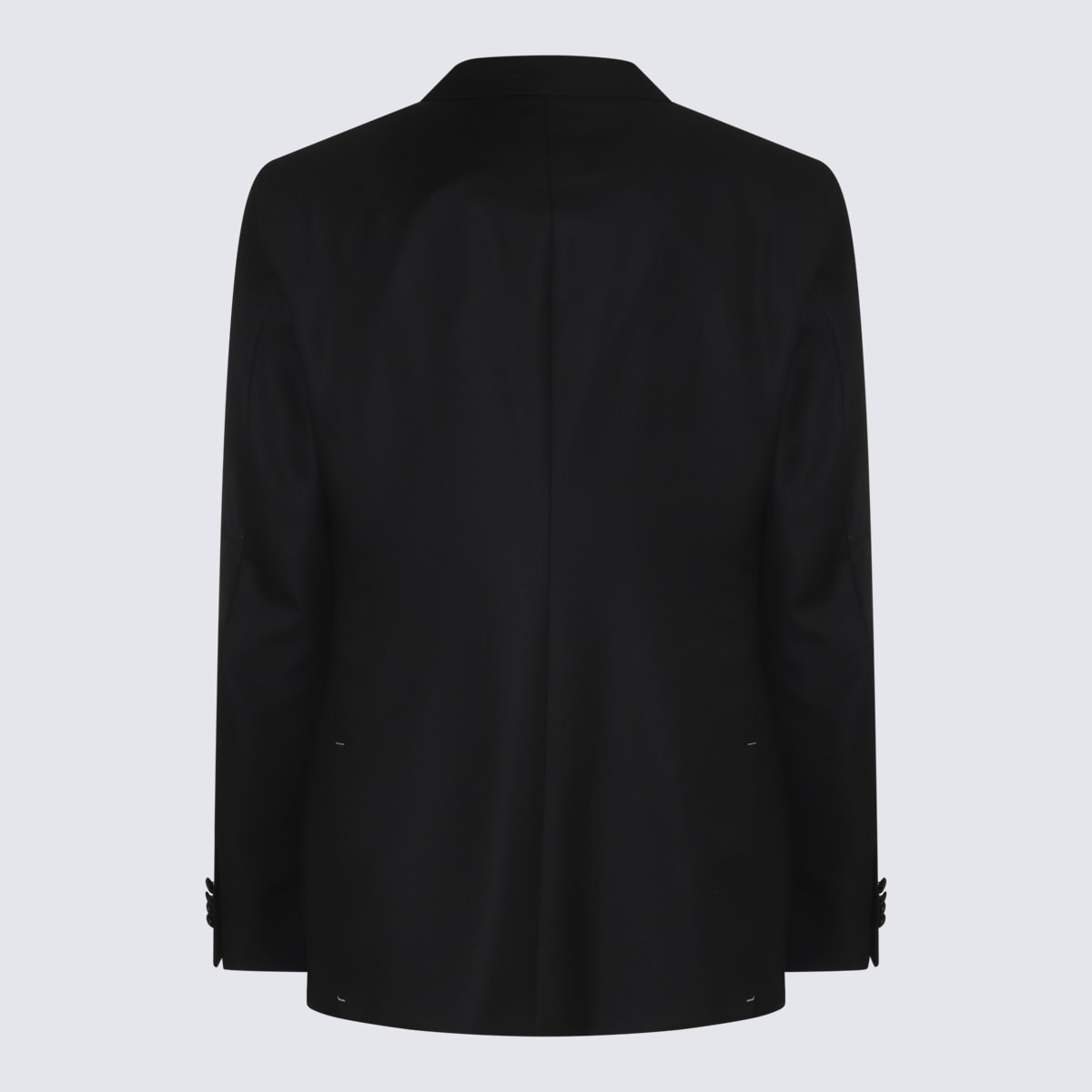 Shop Valentino Black Wool Suits