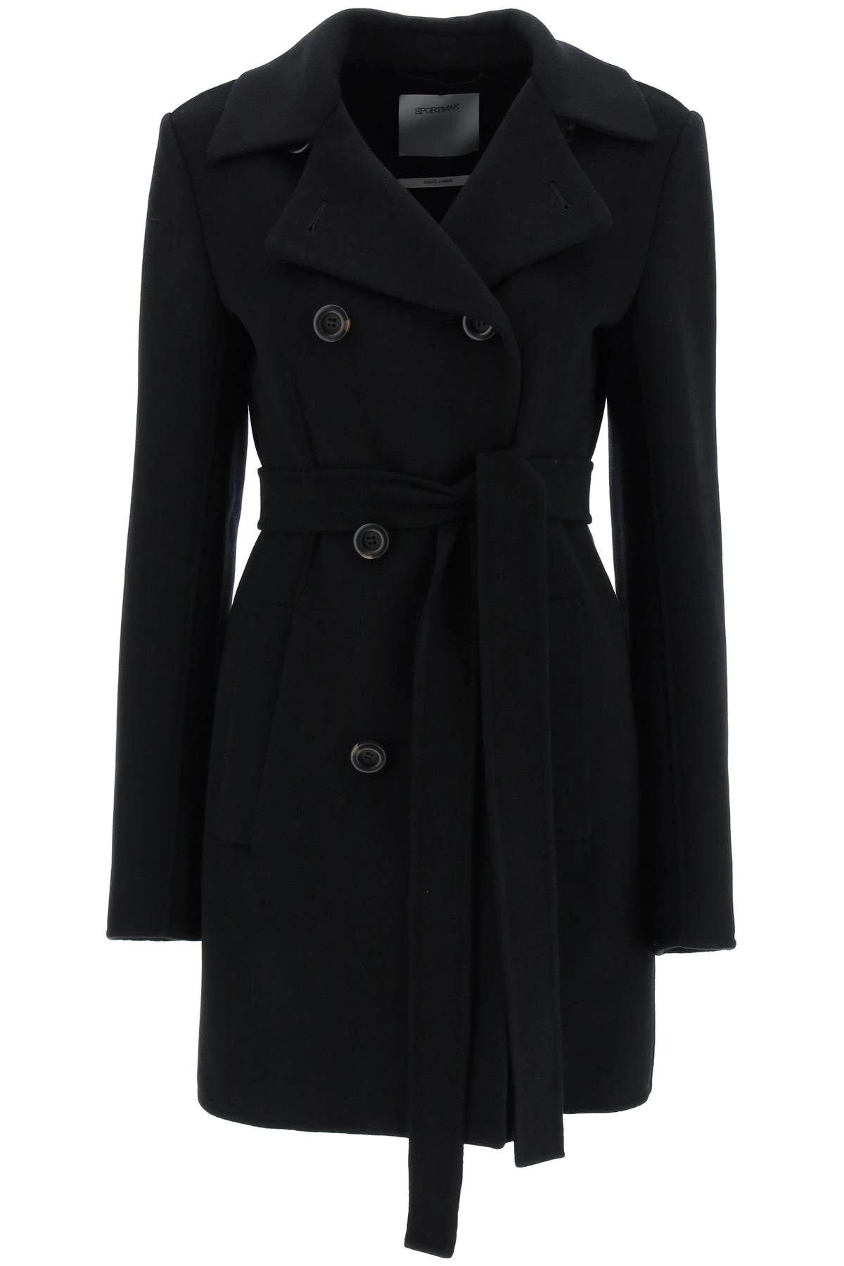SportMax Gong Wool And Cashmere Coat