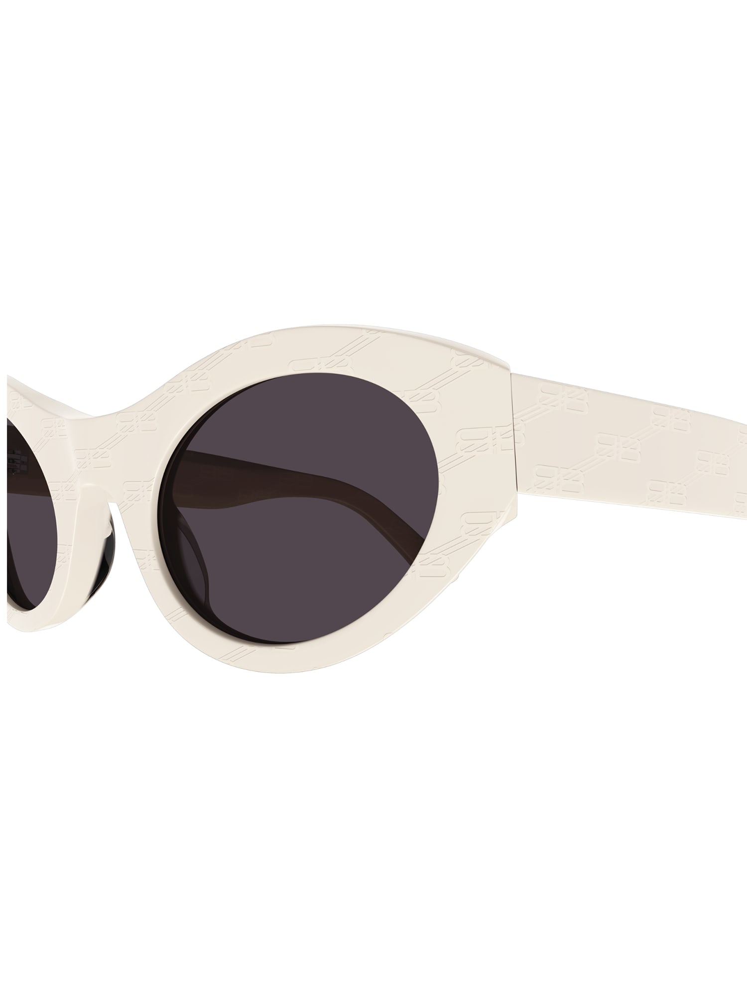 Shop Balenciaga Bb0250s Sunglasses In Beige Beige Grey