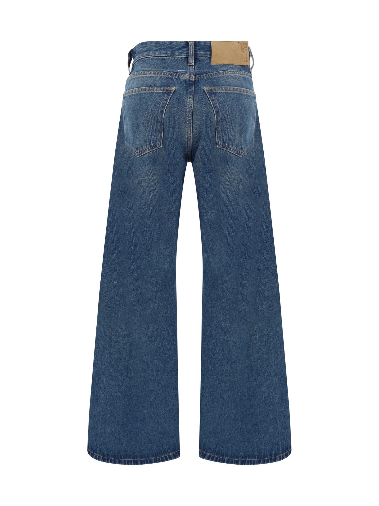 Shop Mm6 Maison Margiela Jeans In Blue