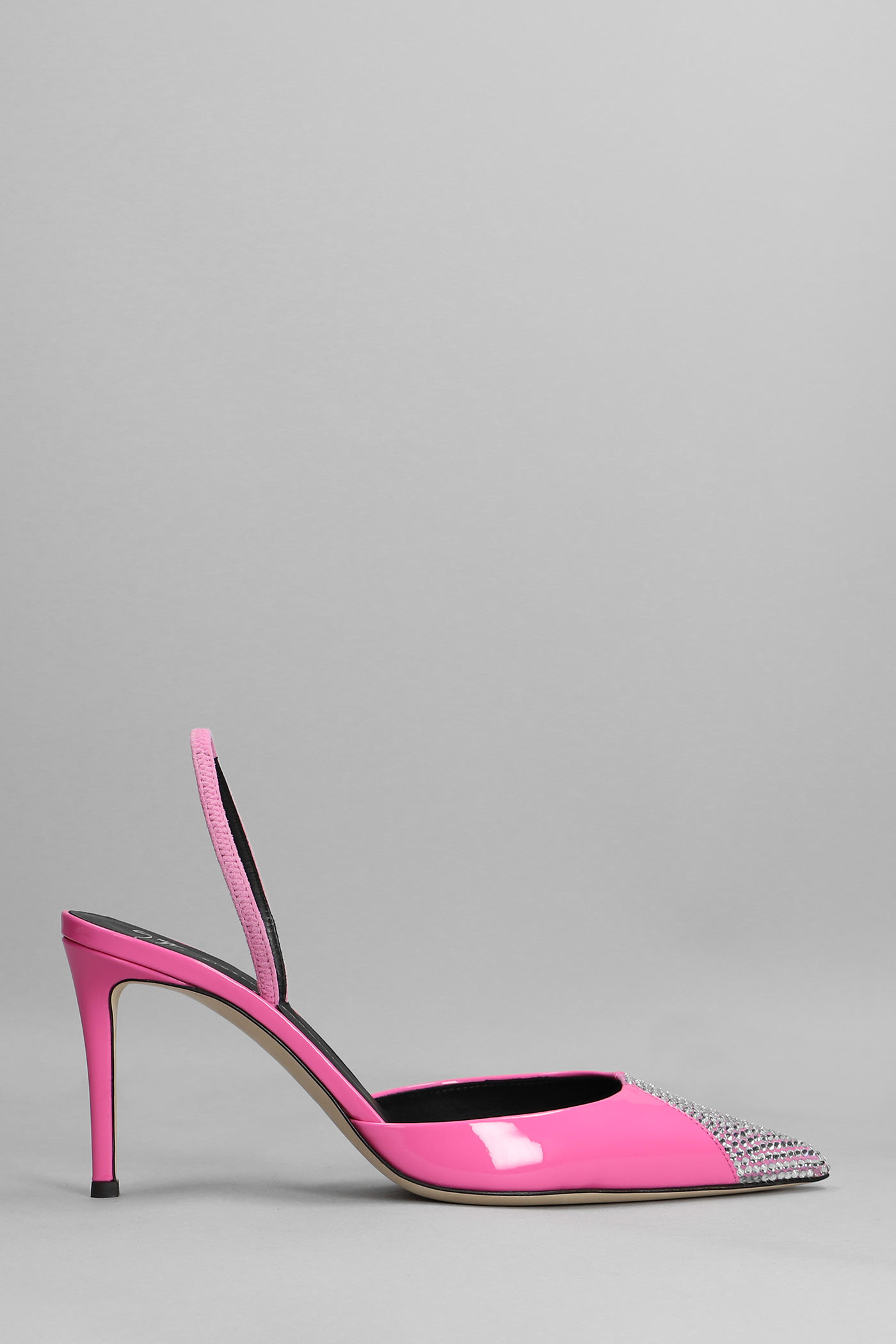 Giuseppe Zanotti Pumps In Rose-pink Patent Leather