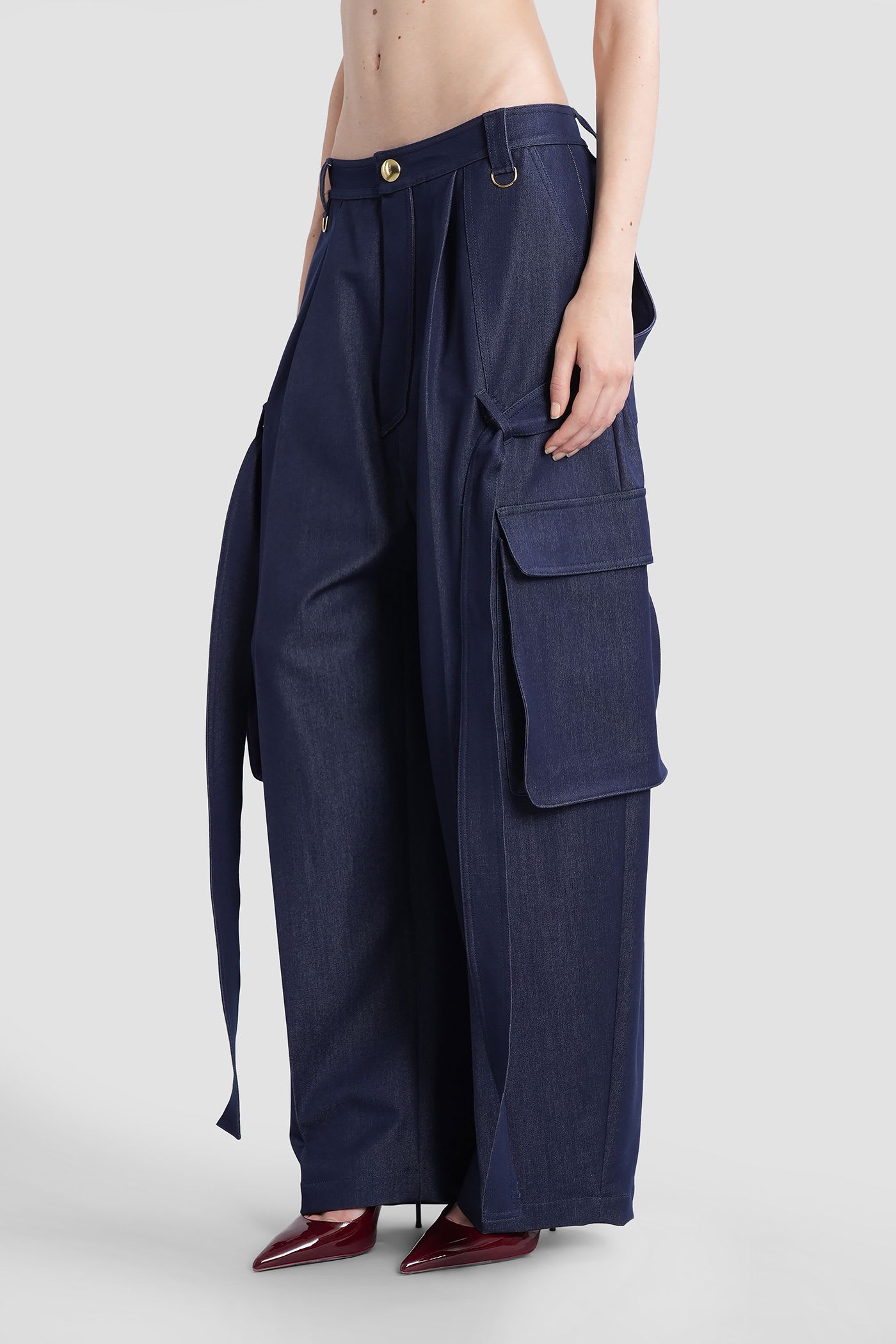 Darkpark Ruth Jeans In Blue Denim In Blue