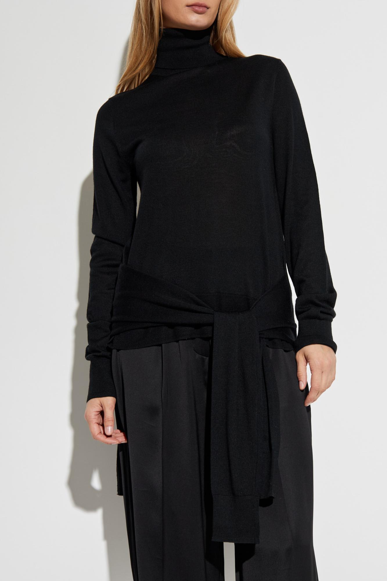 Totême Toteme Double Sleeve Turtleneck Clothing In Black