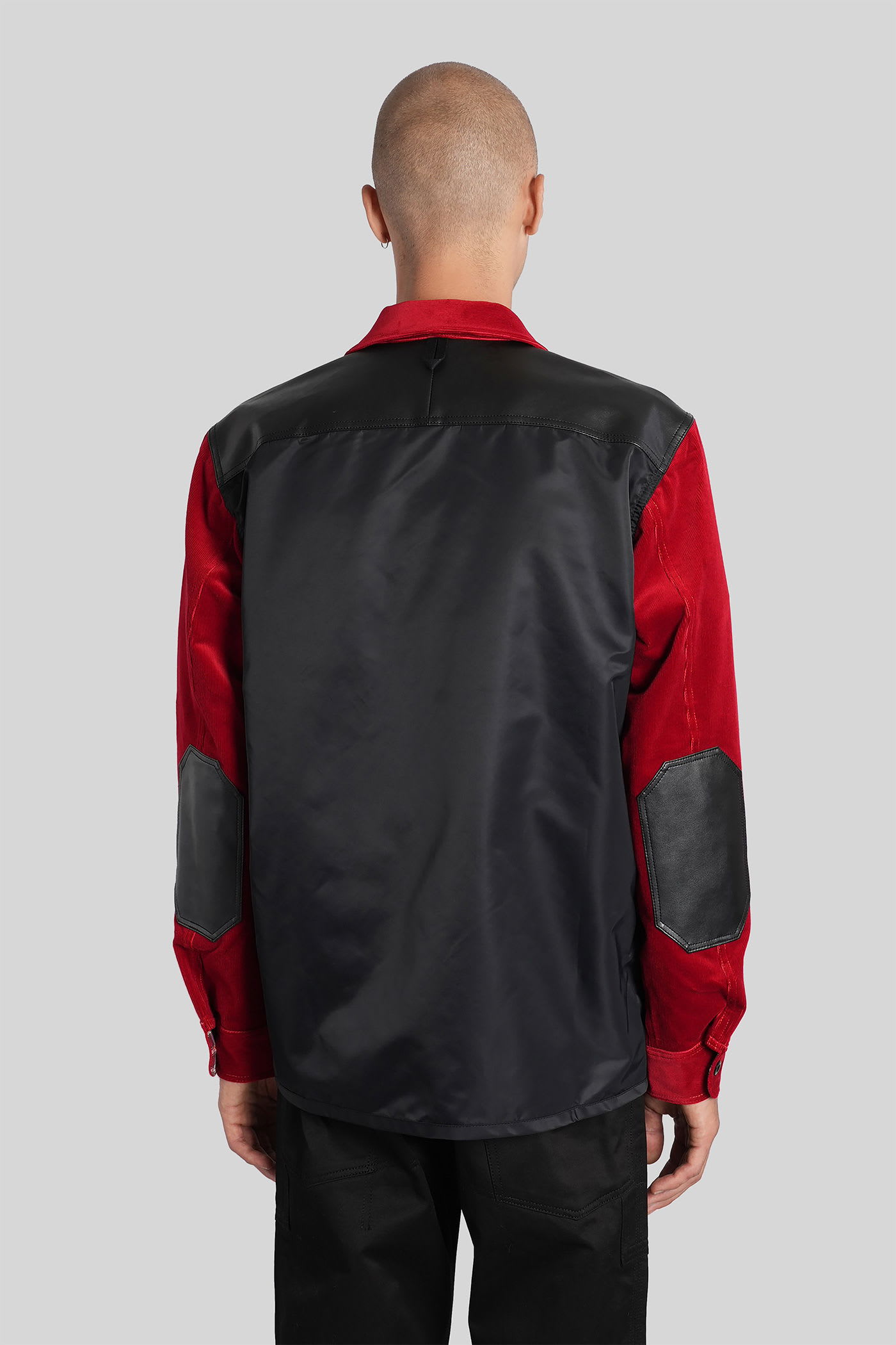 Junya Watanabe Button-down Long-sleeved Shirt In Red