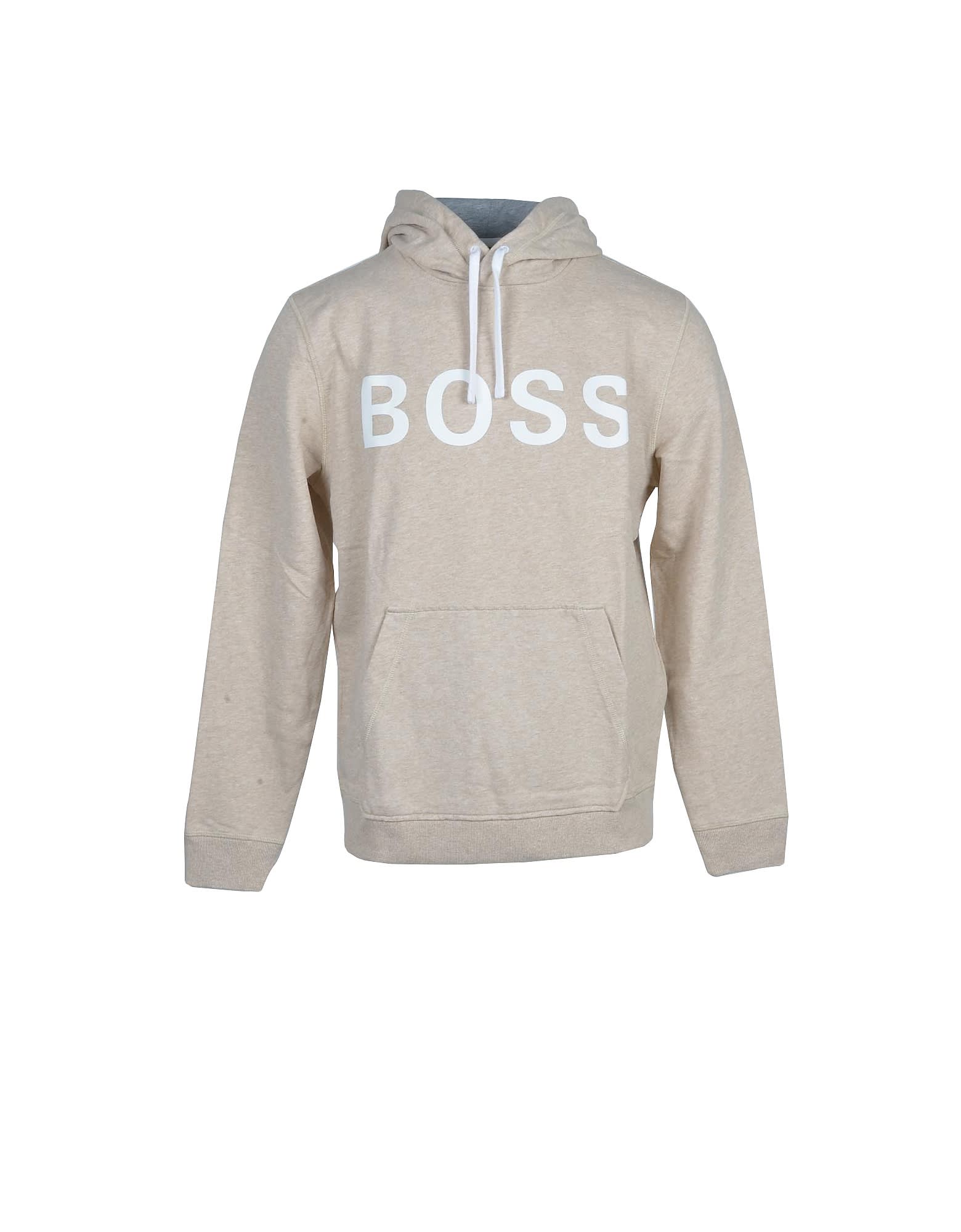 Hugo Boss Mens Beige Sweatshirt
