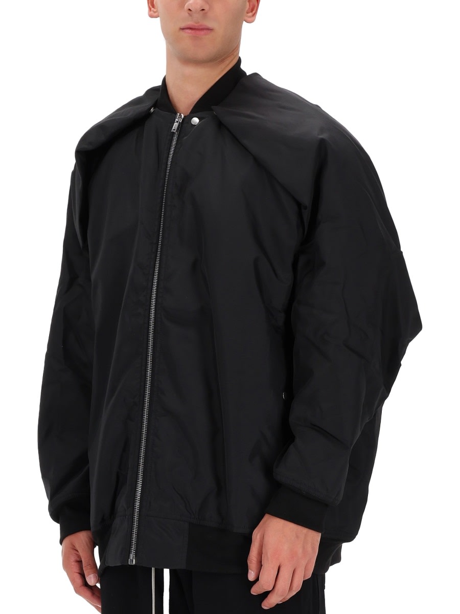 Drkshdw Bomber Jacket Convertible Jumbo Peter Flight In Black
