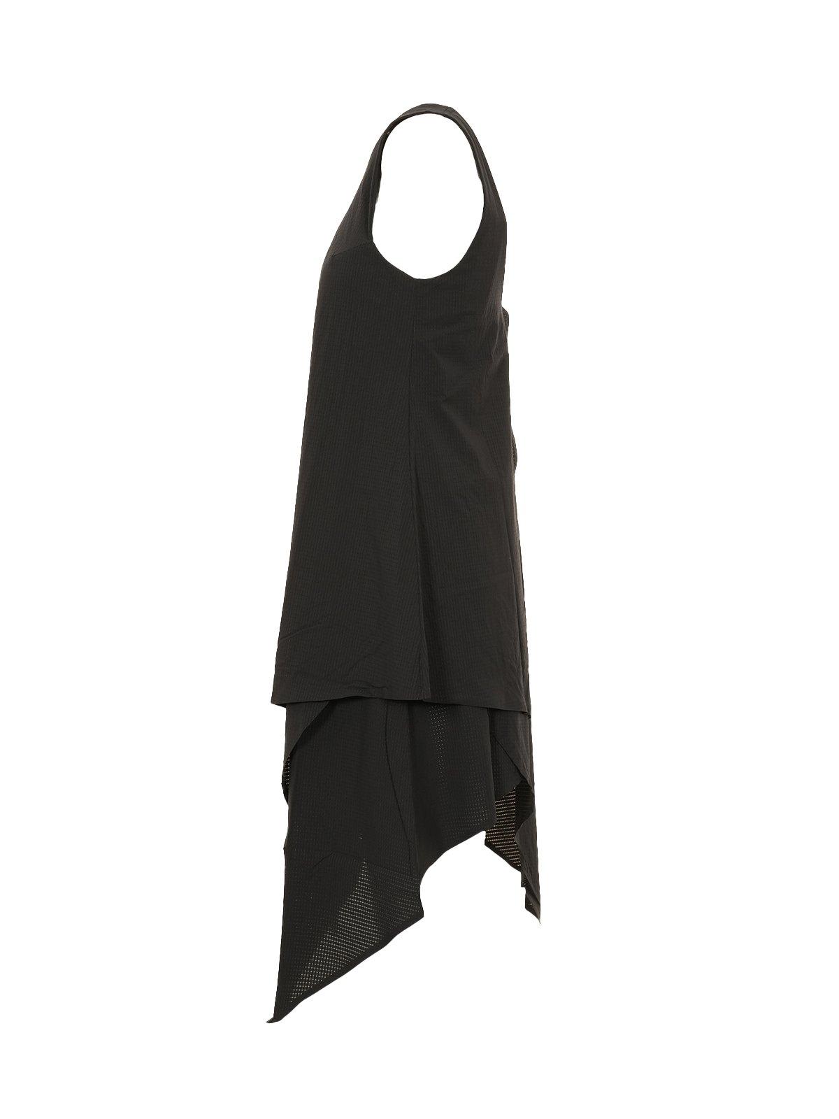 Shop Y-3 Sleeveless Asymmetric Dress