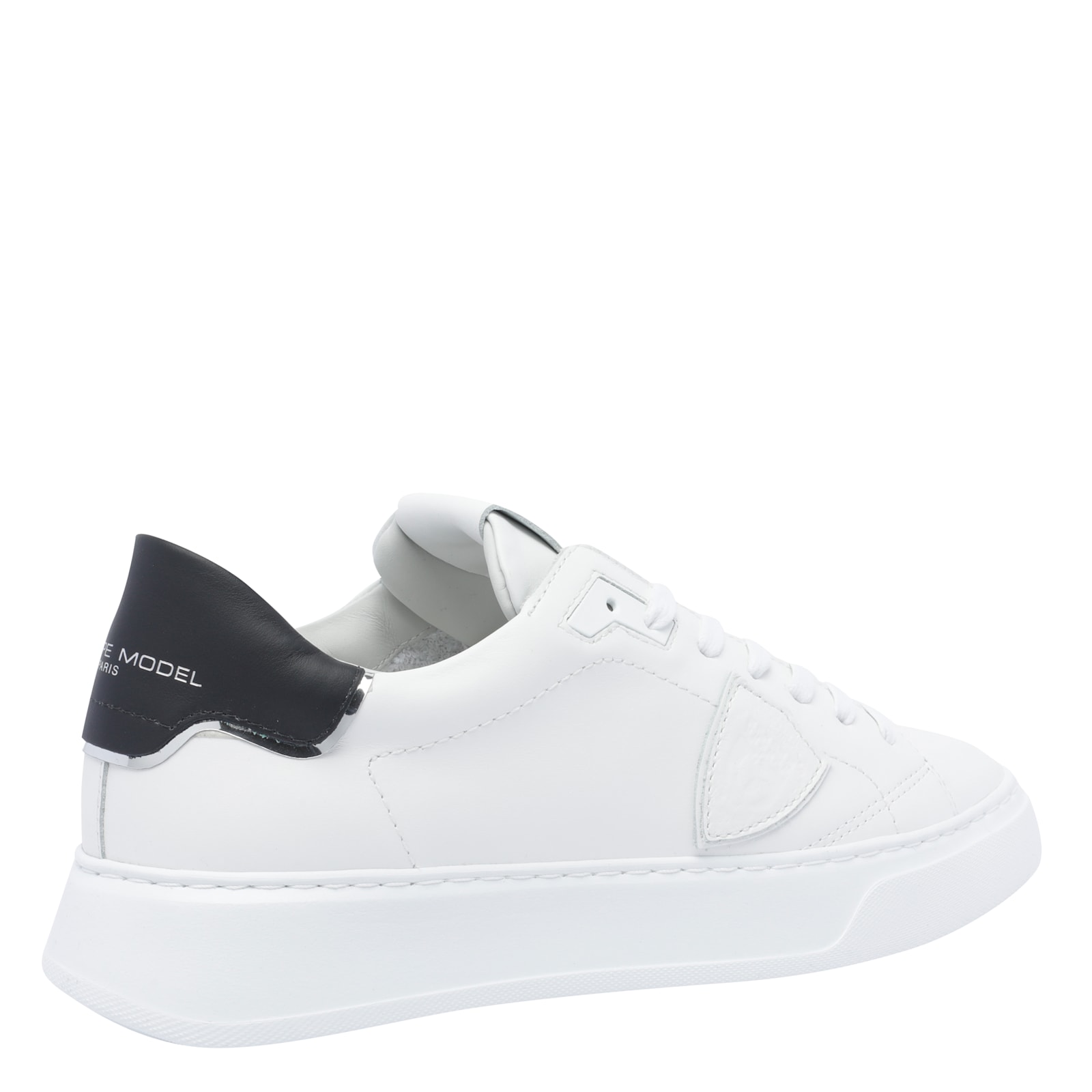 Philippe Model Temple Low Man Sneakers Multicolor In White