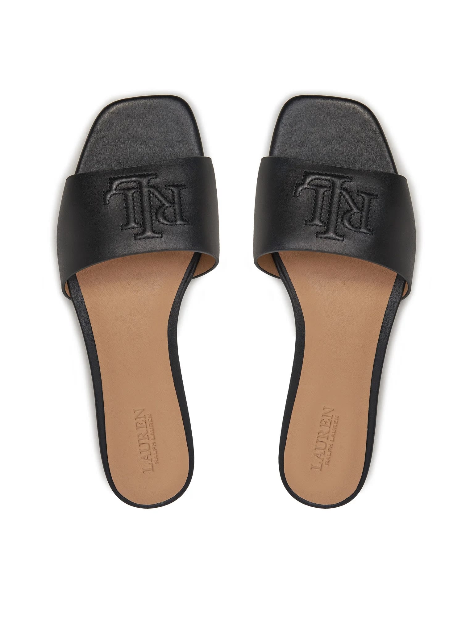 Polo Ralph Lauren Everley Sld Sandals Slide In Black