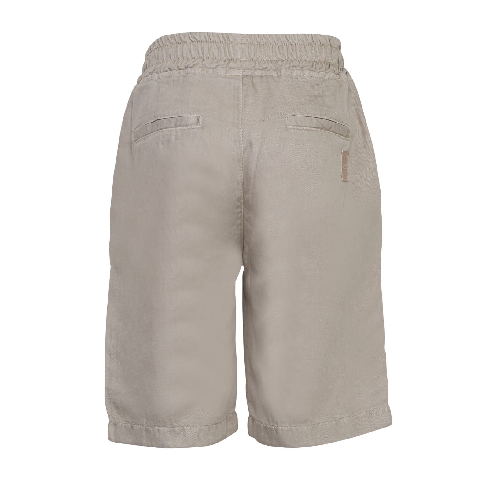 Shop Eleventy Cargo Shorts With Application In Gray