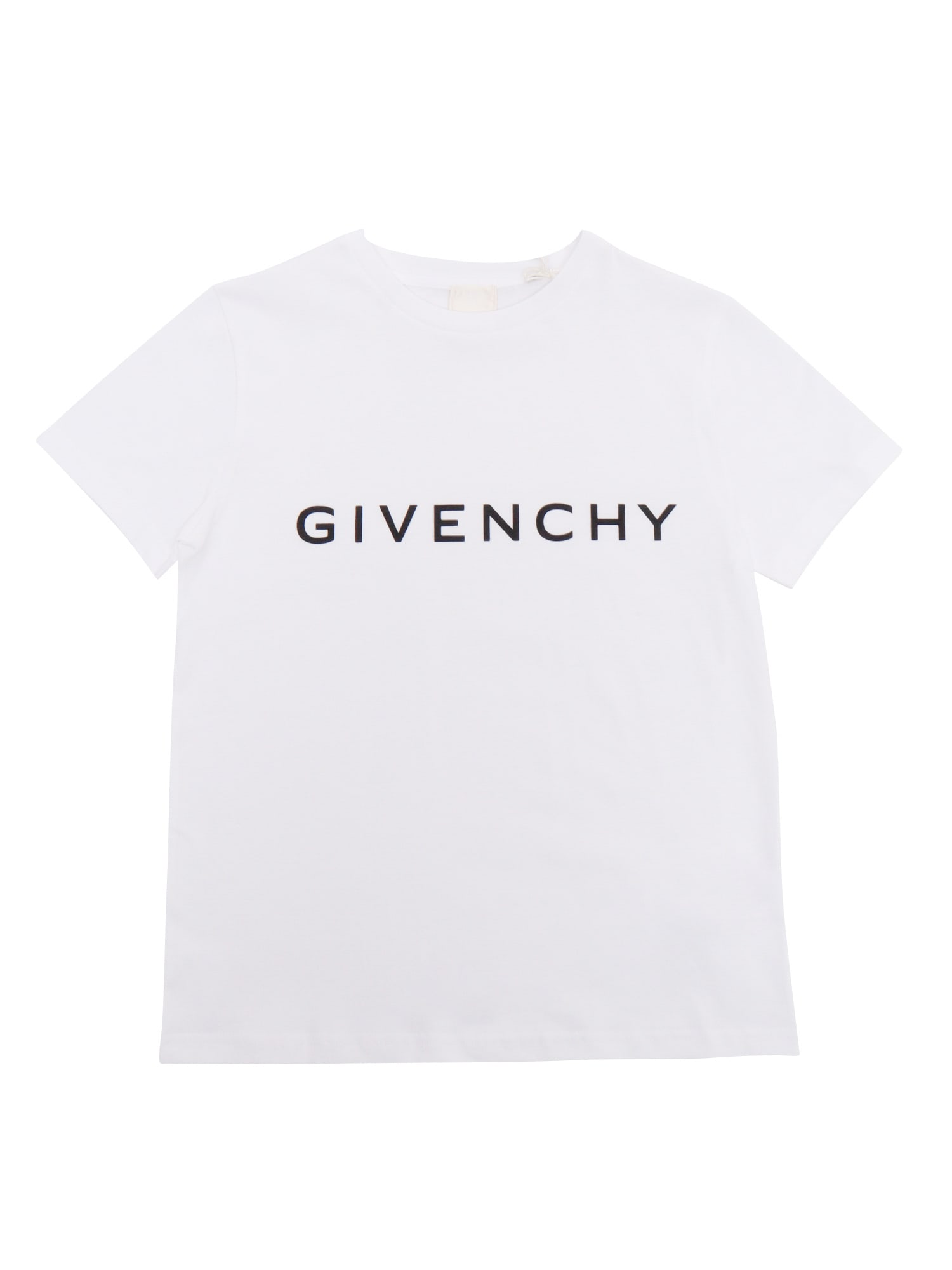 Shop Givenchy Childrens T-shirt In White