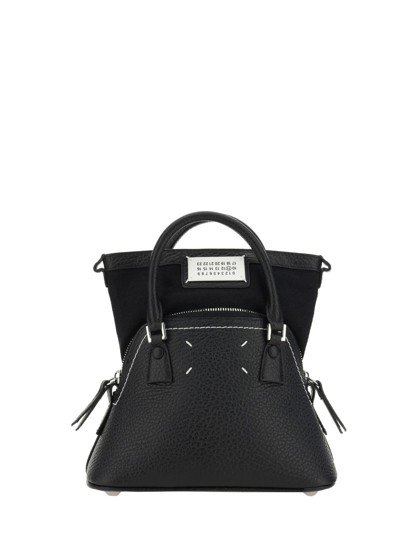 Shop Maison Margiela 5ac Handbag In Black