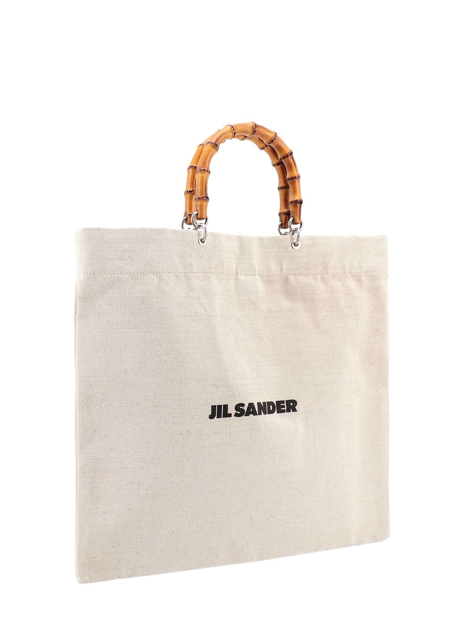 Jil Sander Sand Canvas Handbag In Beige