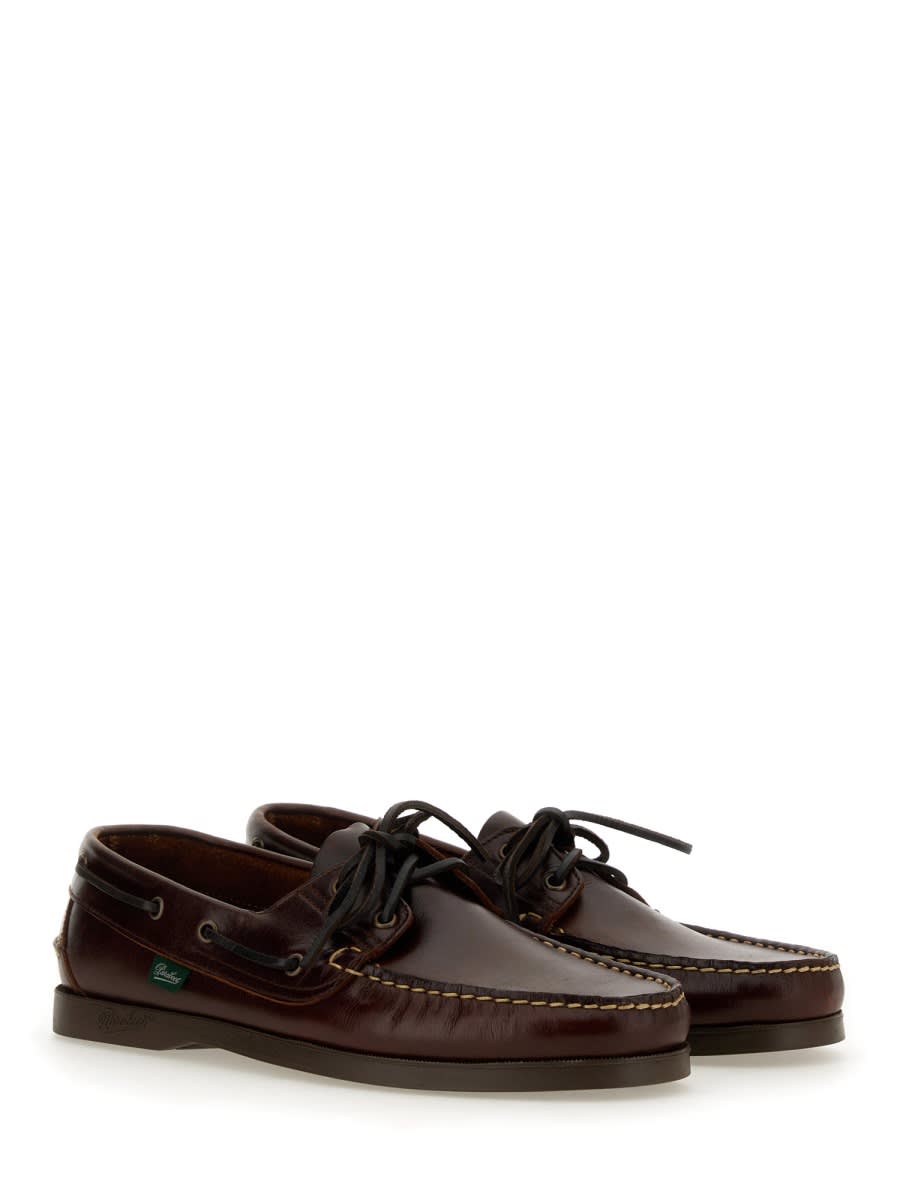 Shop Paraboot Moccasin Barth In Brown
