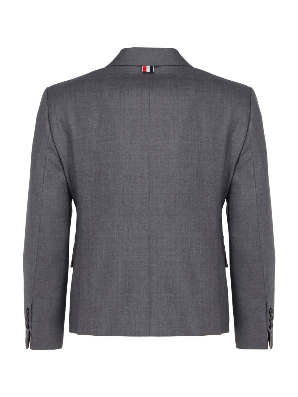 Shop Thom Browne Blazer Jacket In Med Grey