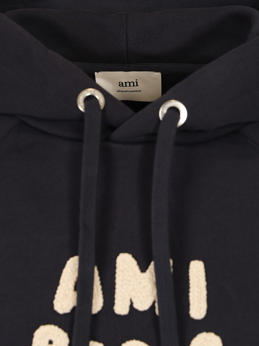 Shop Ami Alexandre Mattiussi Ami Paris Hoodie In Blue