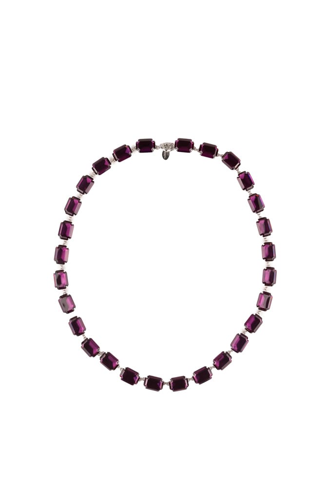 Necklace With Bezels