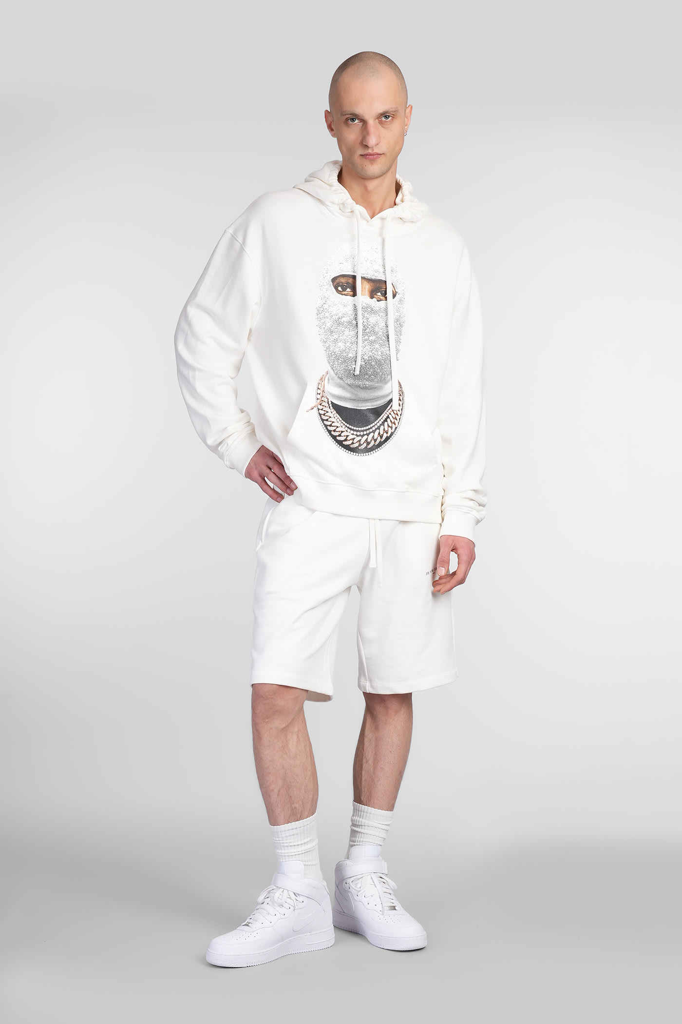 Ih Nom Uh Nit Sweatshirt In White Cotton In White