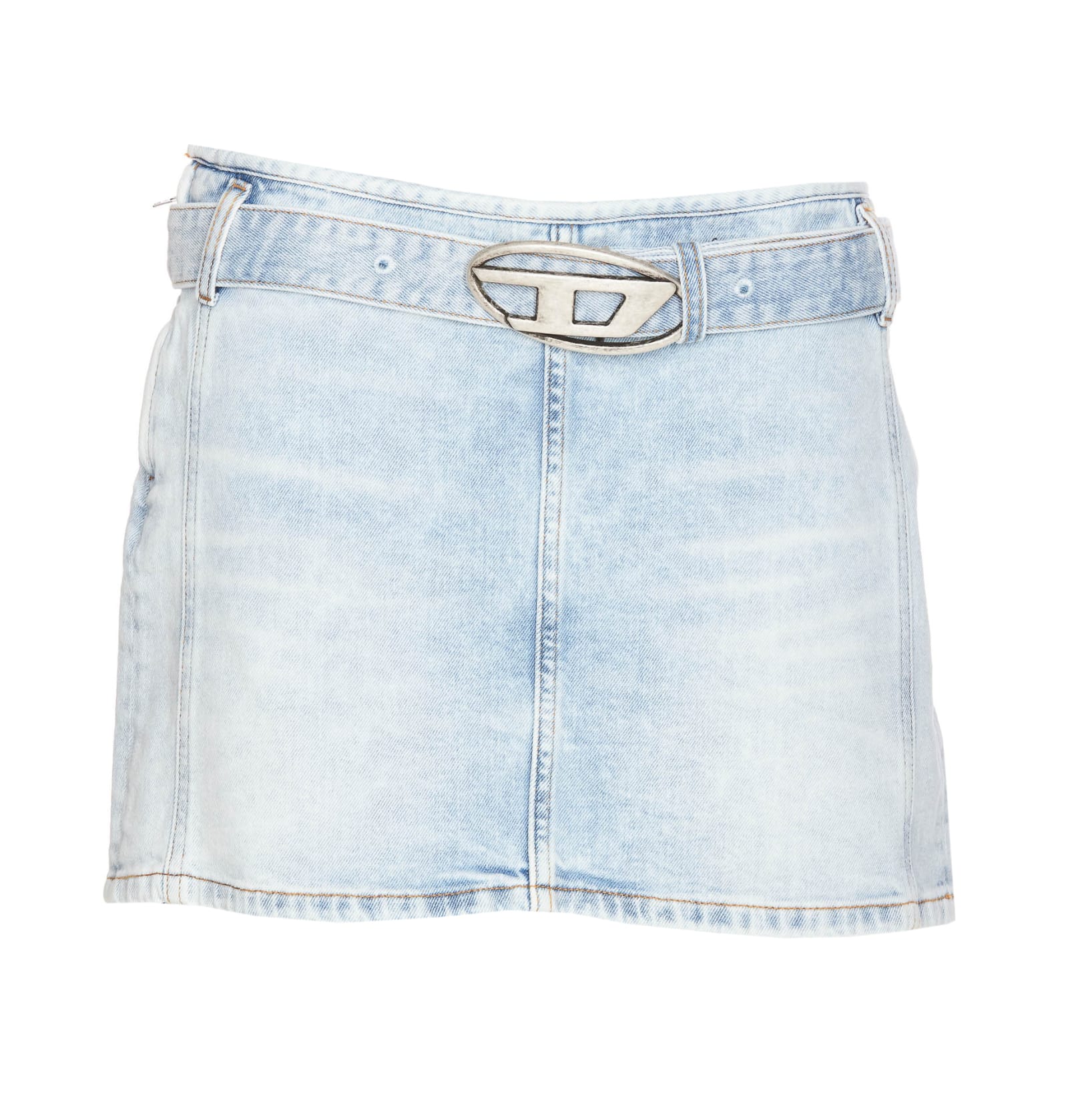 Shop Diesel Mini Denim Skirt