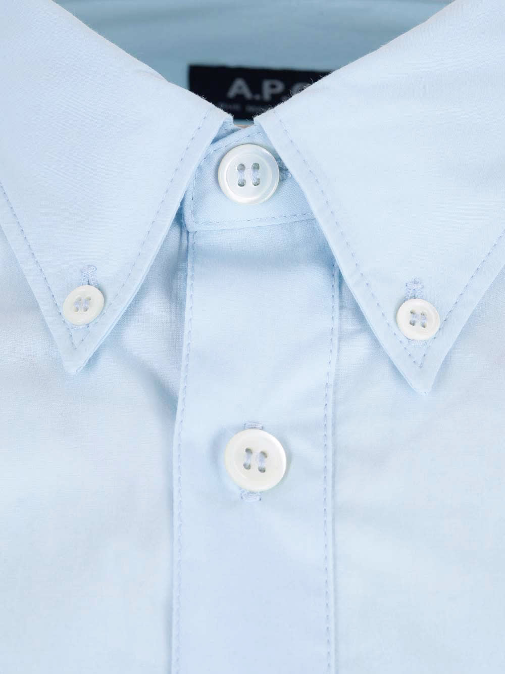 Apc A.p.c. Linen Cassel Shirt For In Iav