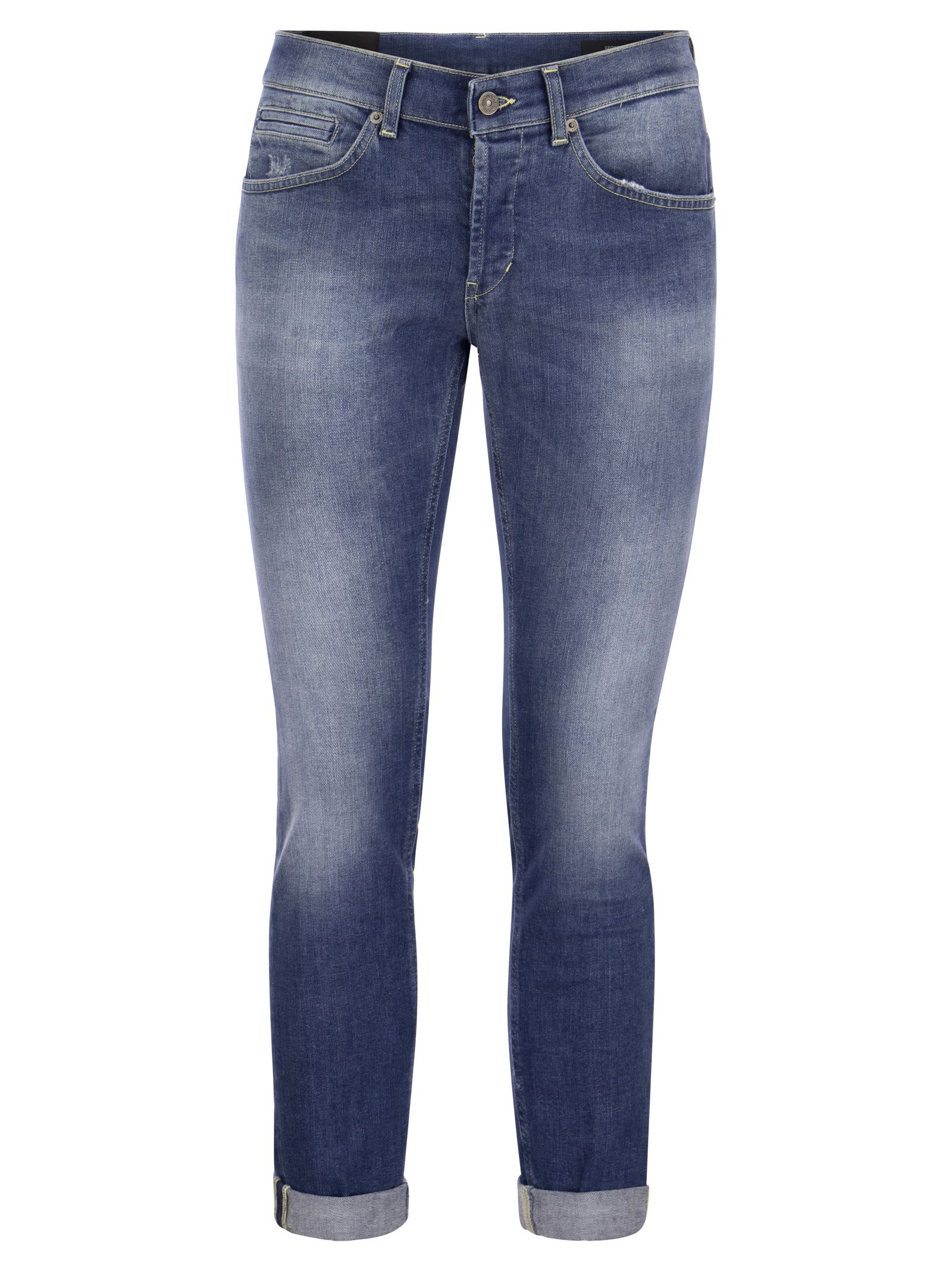 Shop Dondup George - Five Pocket Jeans In Blue