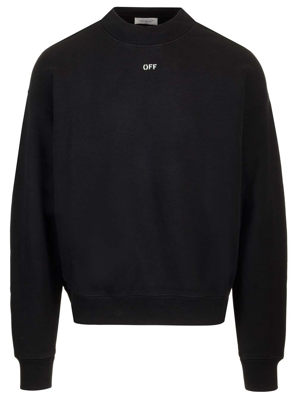 Off-white Dotted Arrow Diagonal Skate Sweatshirt In Multi