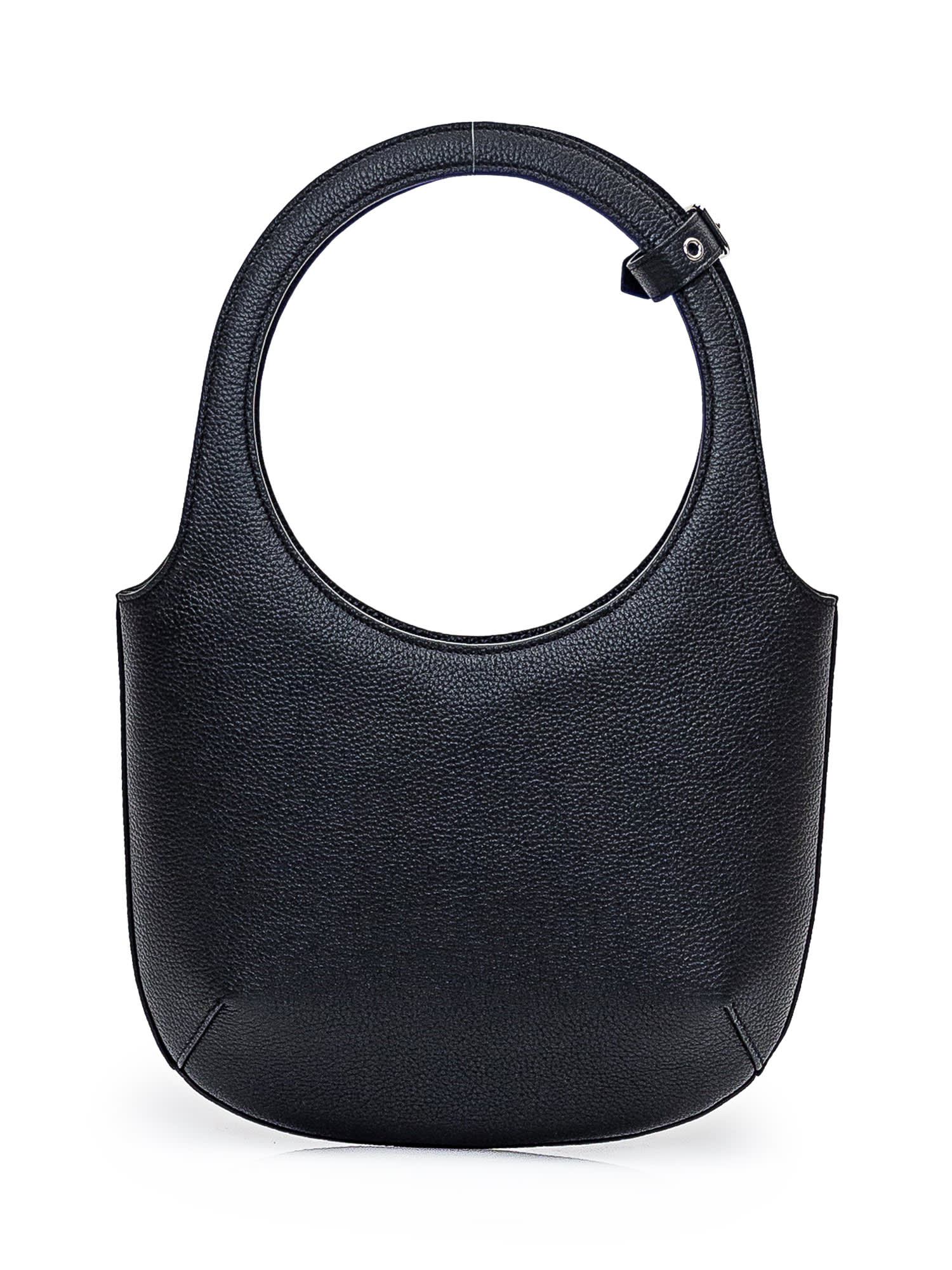 Shop Courrèges Leather Bag In Black