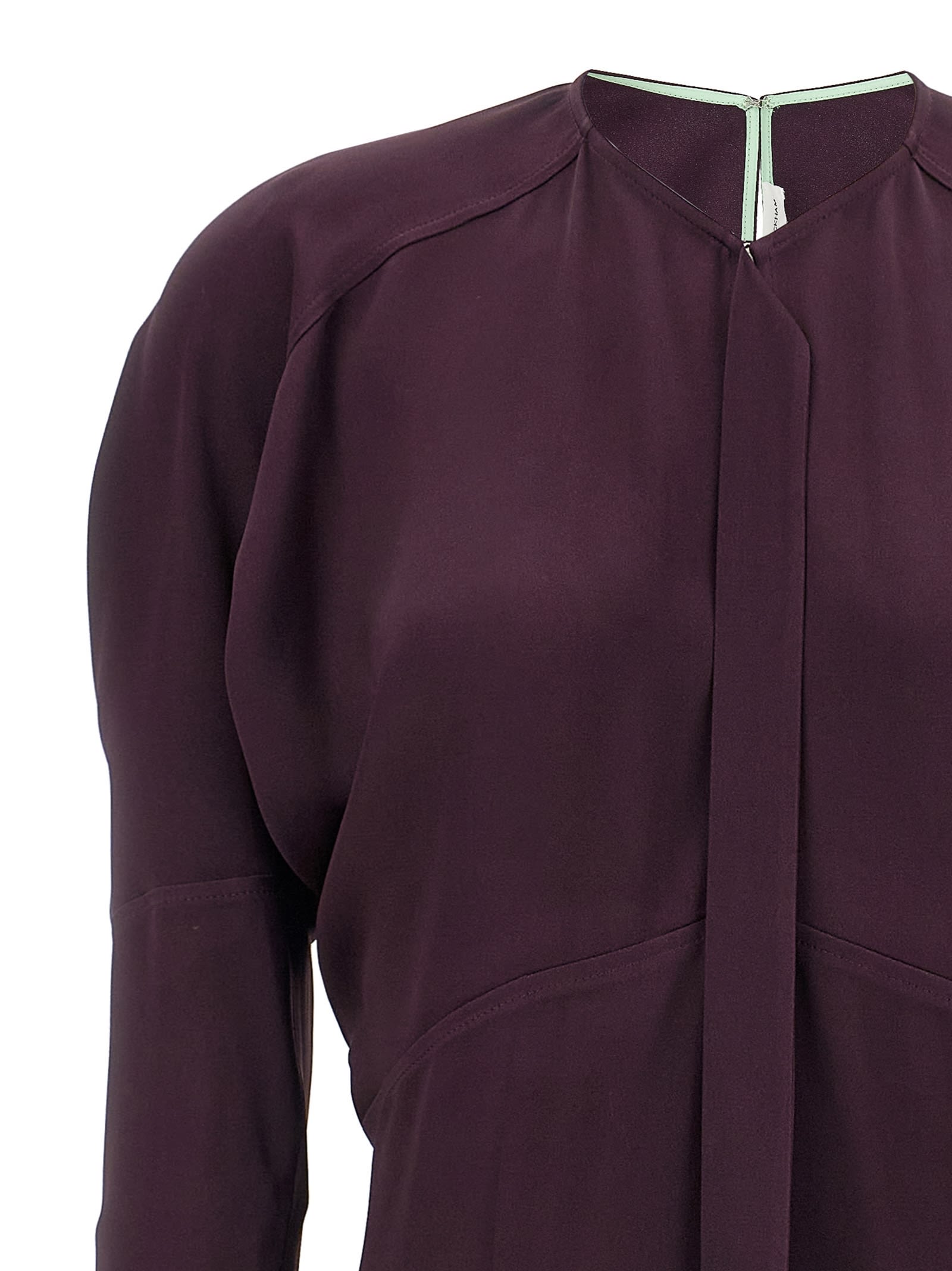 VICTORIA BECKHAM KEYHOLE DOLMAN MIDI DRESS 