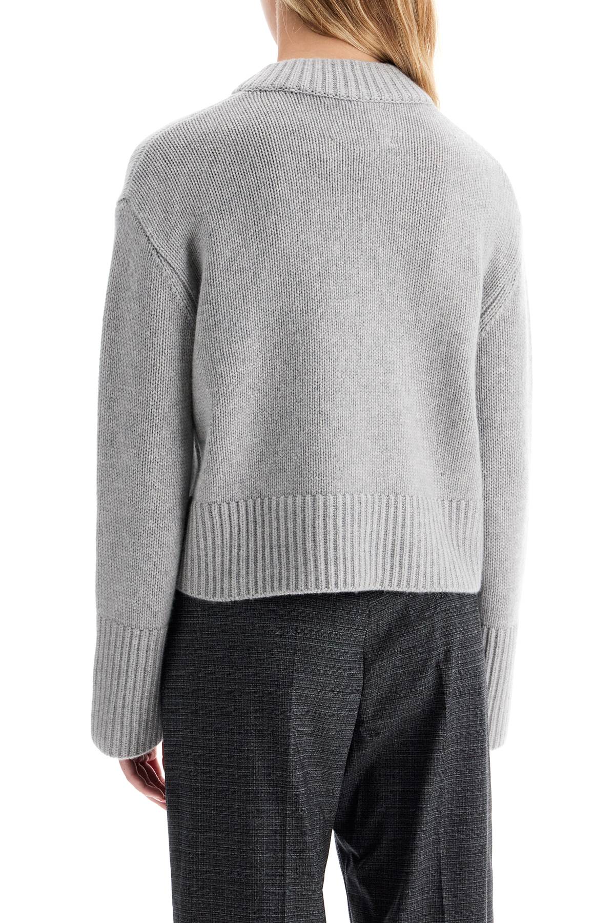 Shop Lisa Yang Cashmere Sony Pullover Sweater In Dove Grey (grey)