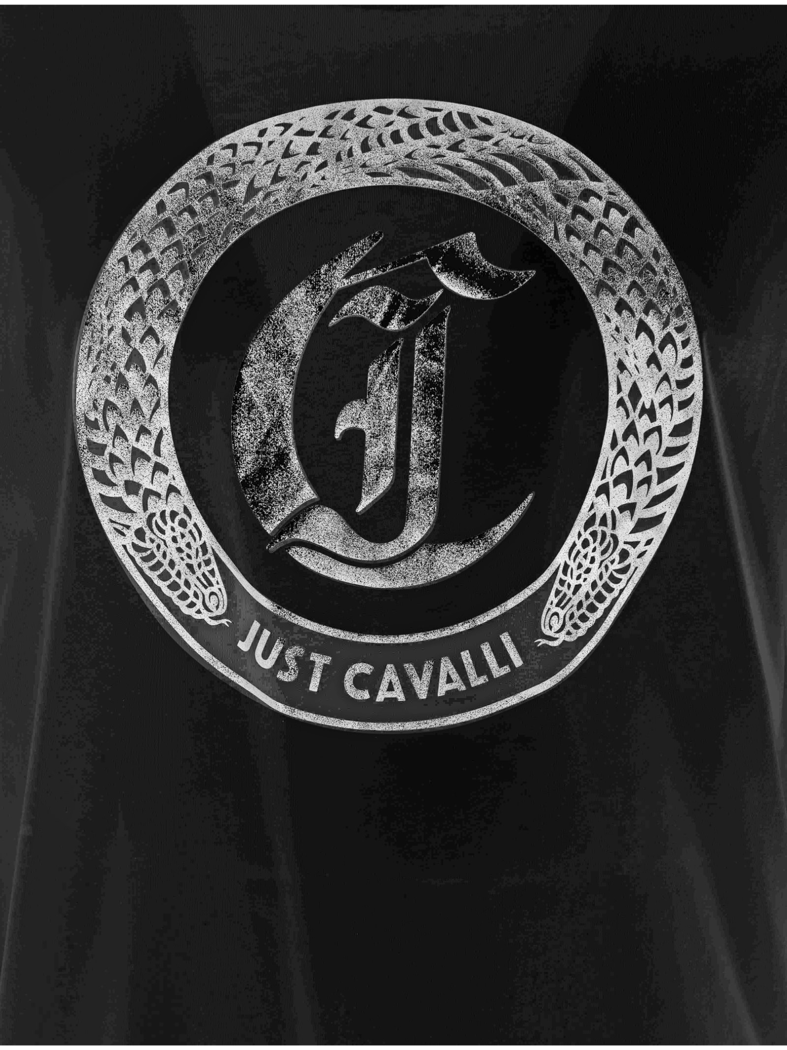 Just Cavalli Short-sleeved T-shirt In Black