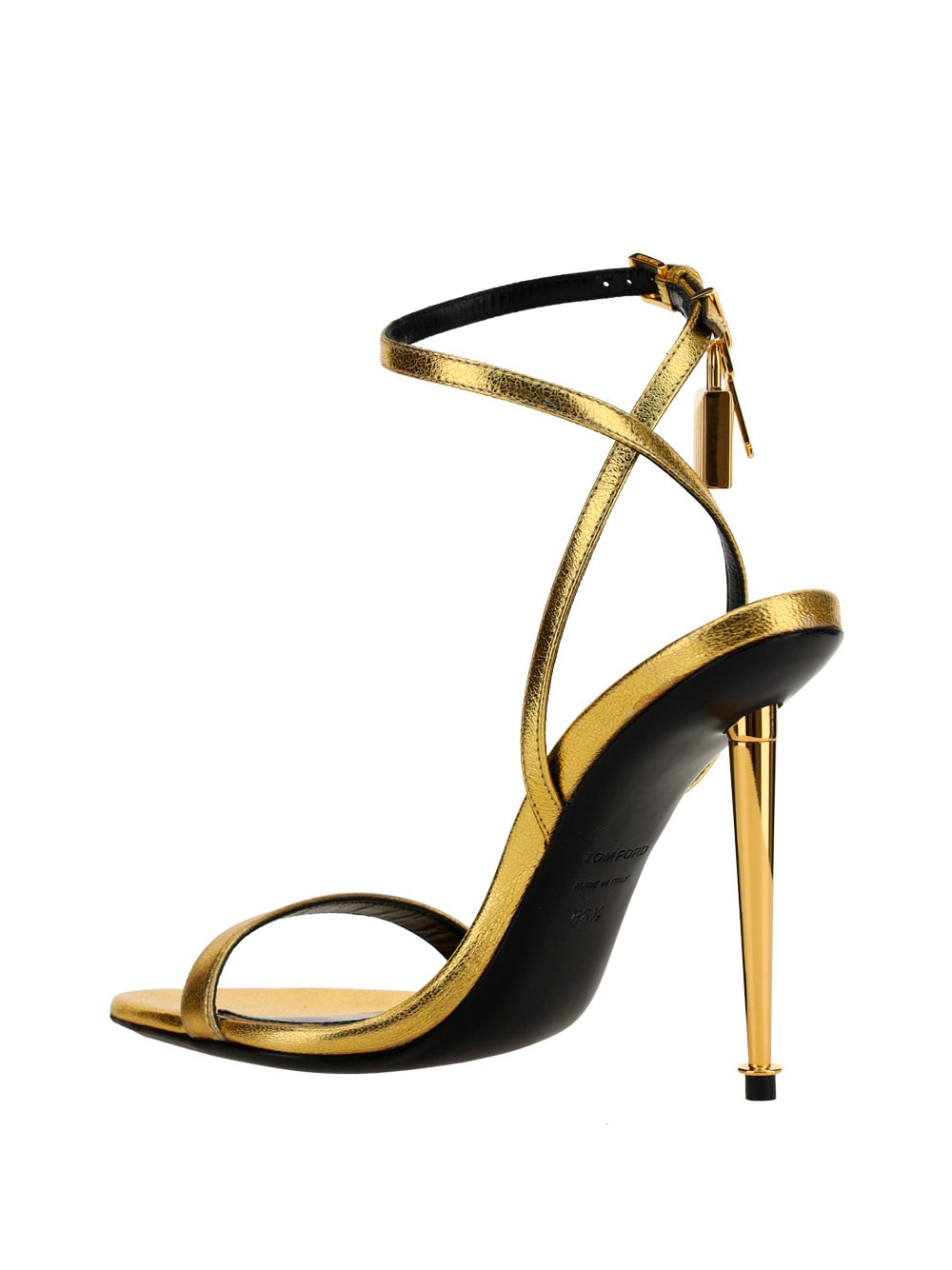 Shop Tom Ford Sandals In Gold