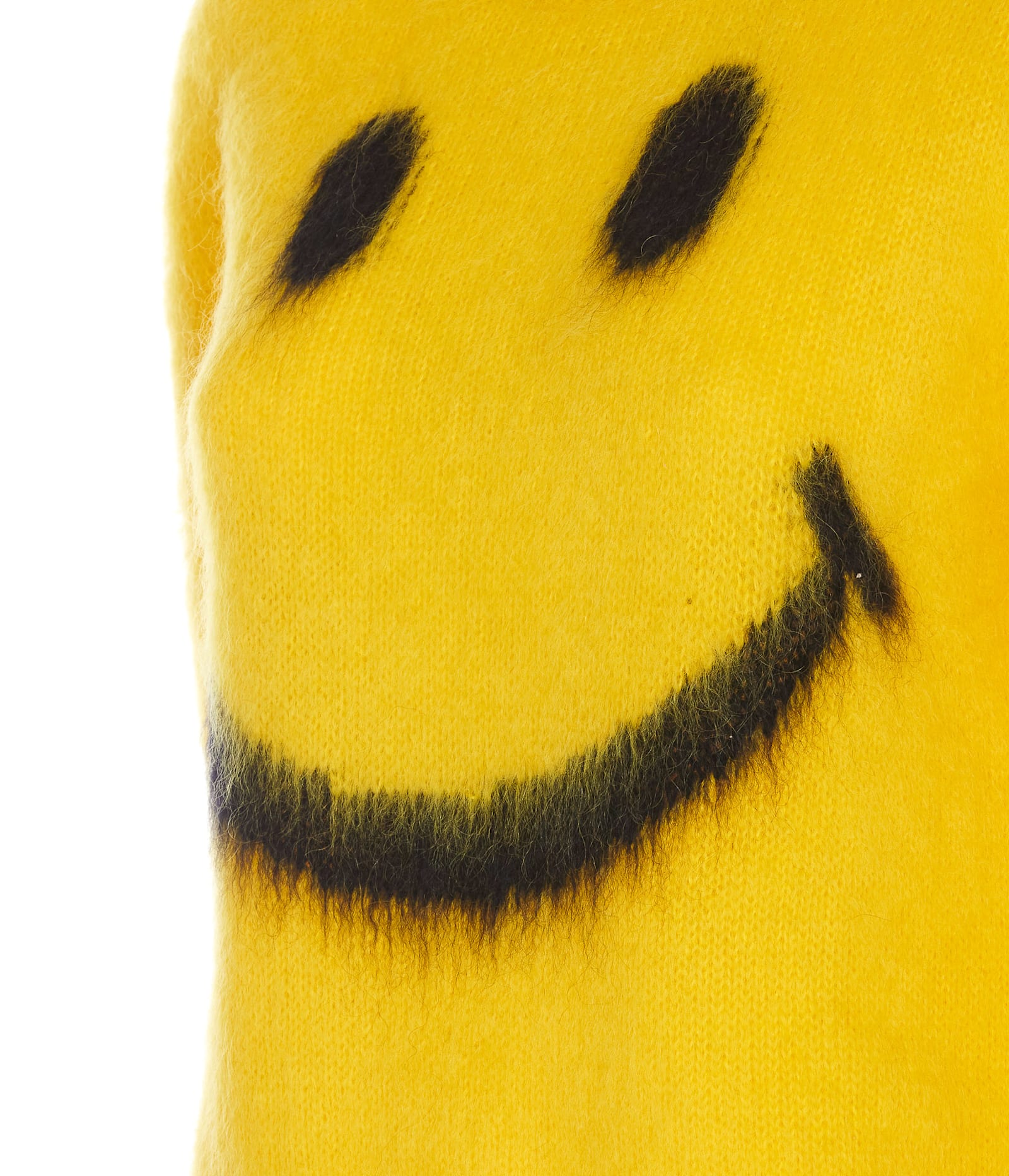 Shop Moschino Smiley Sweater In Yellow