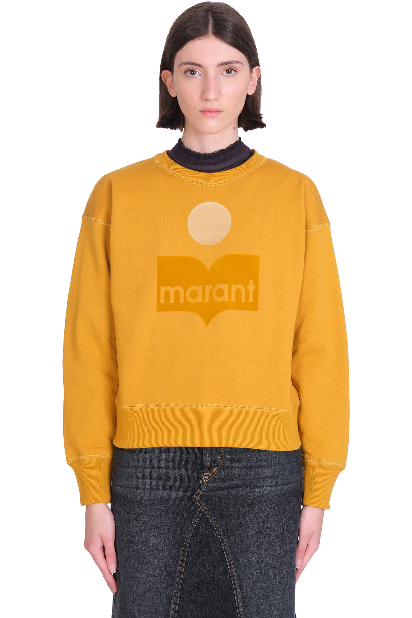 Isabel Marant Étoile Mobyli Sweatshirt In Yellow Cotton