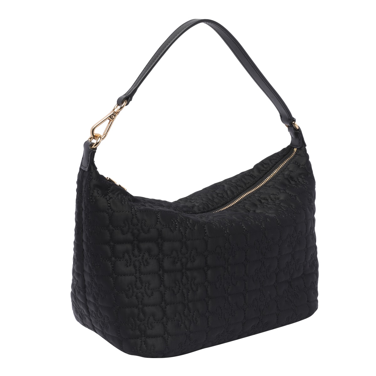 Shop Ganni Medium Butterfly Hand Bag In Black