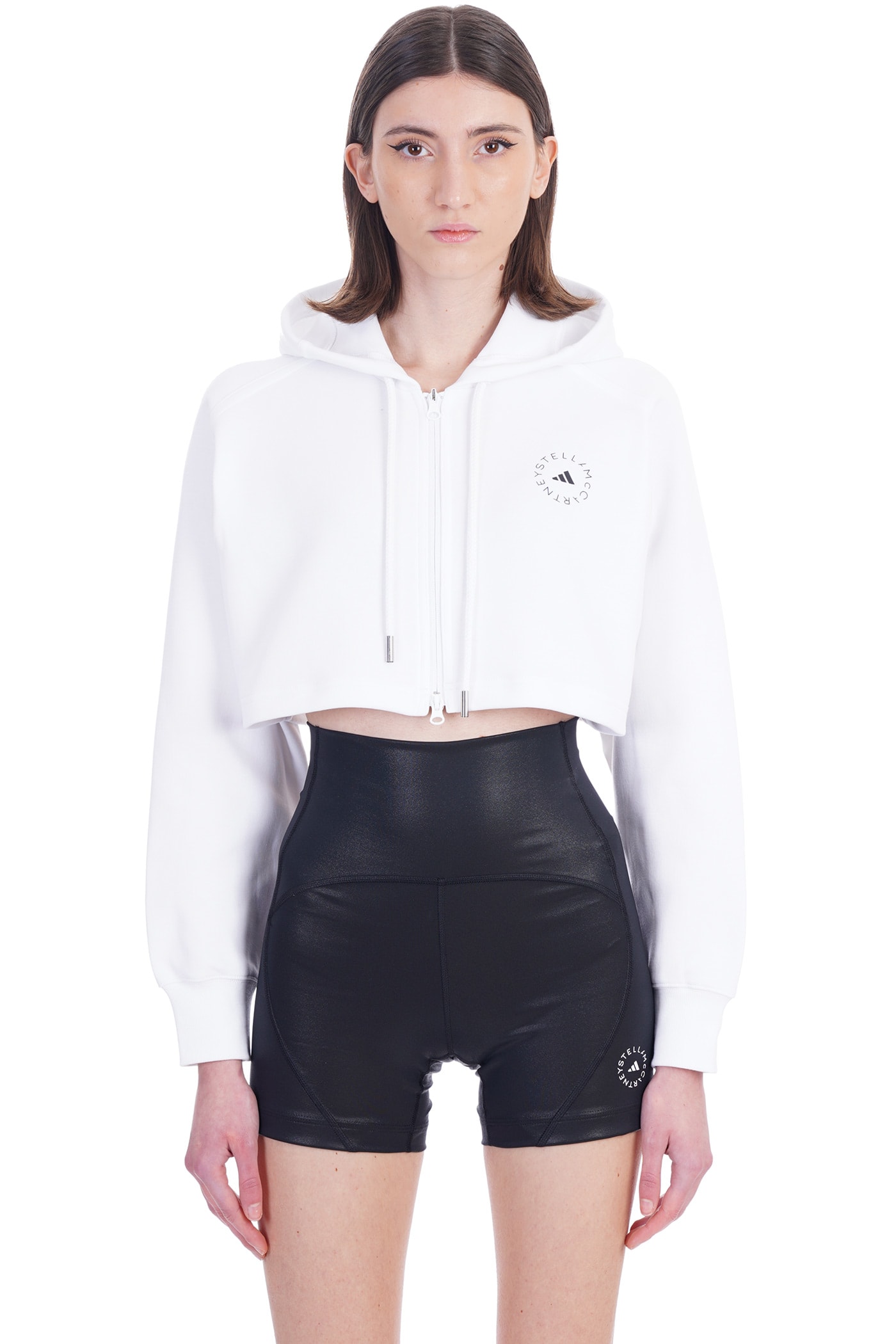Adidas by Stella McCartney Sweatshirt In White Cotton