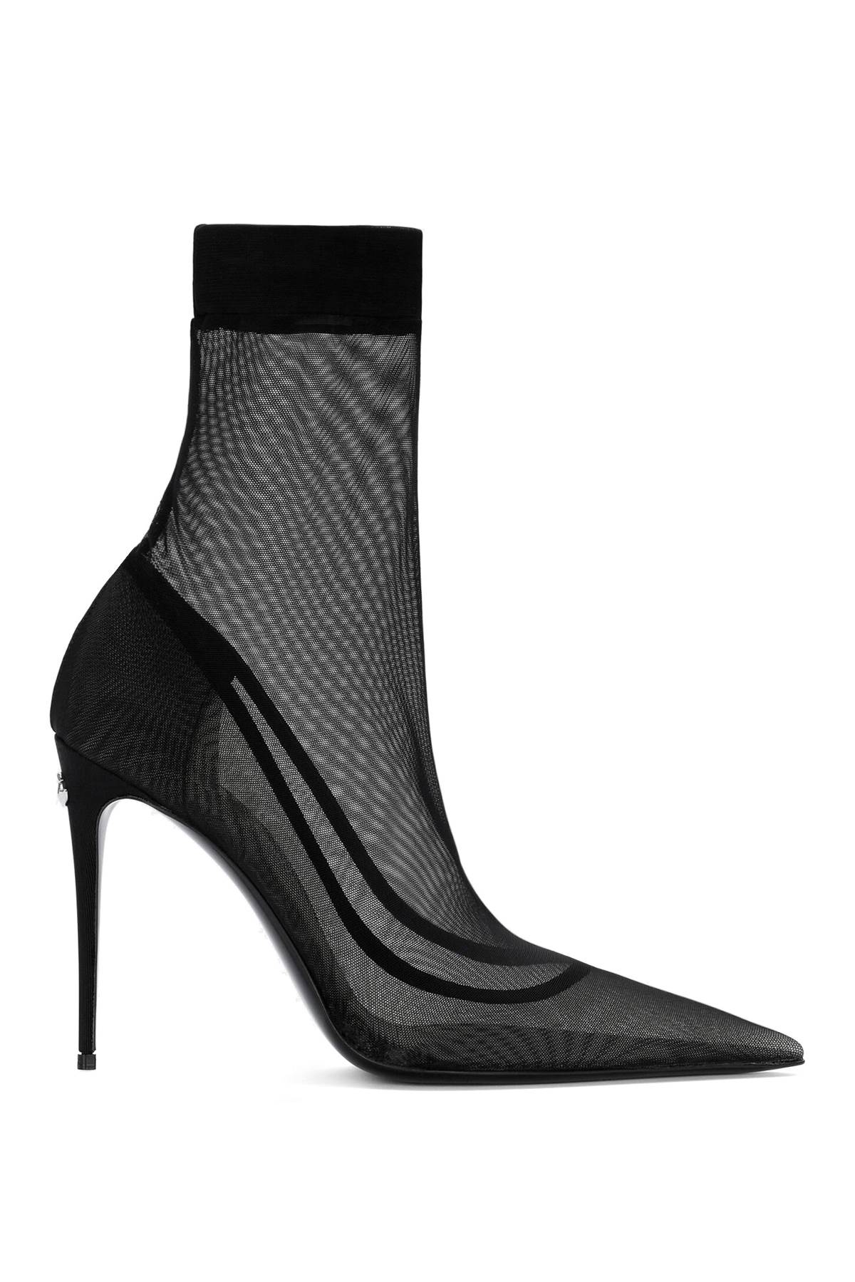 Dolce & Gabbana Transparente Stiefel In Black