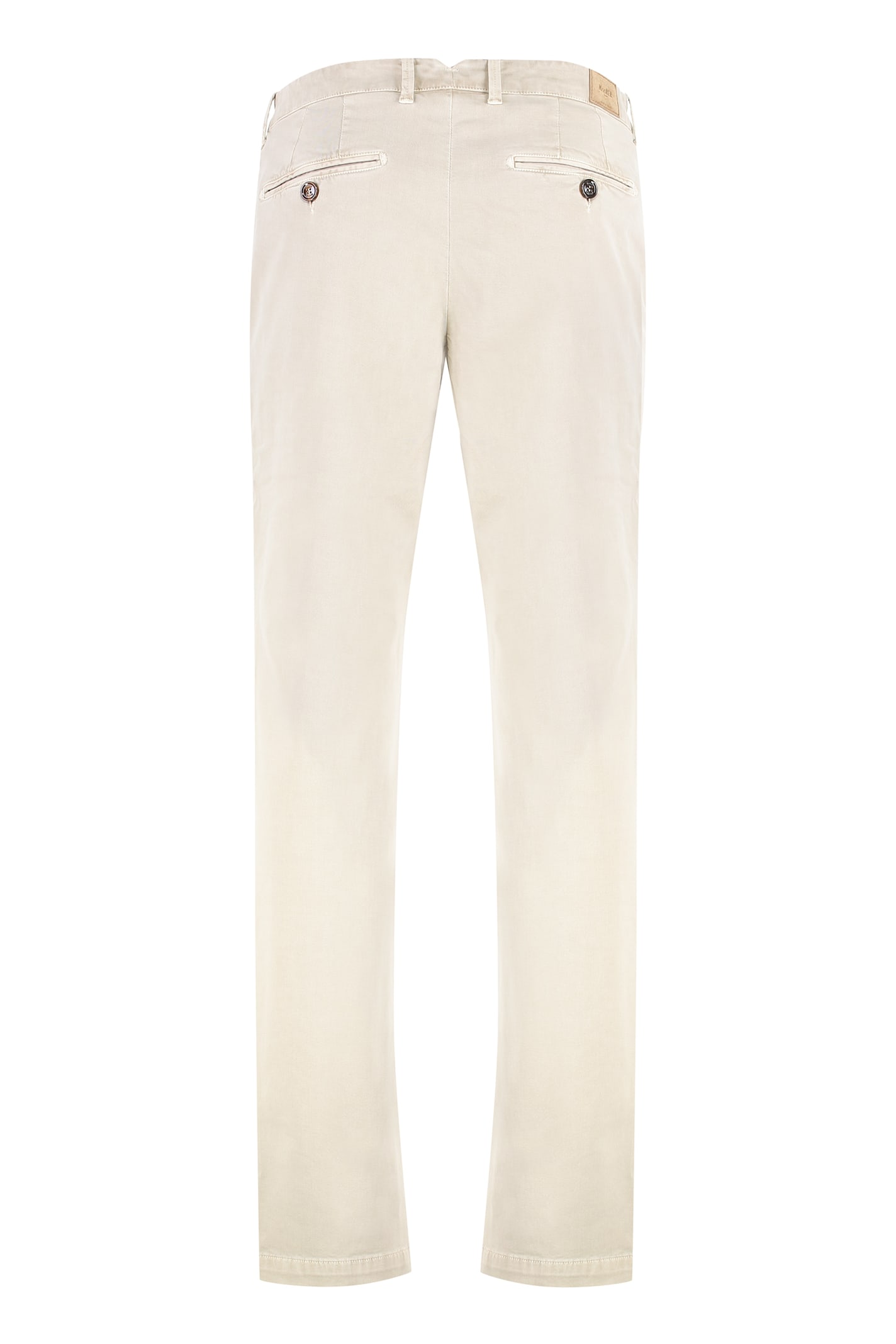 Moorer Button-fastening Trousers In White